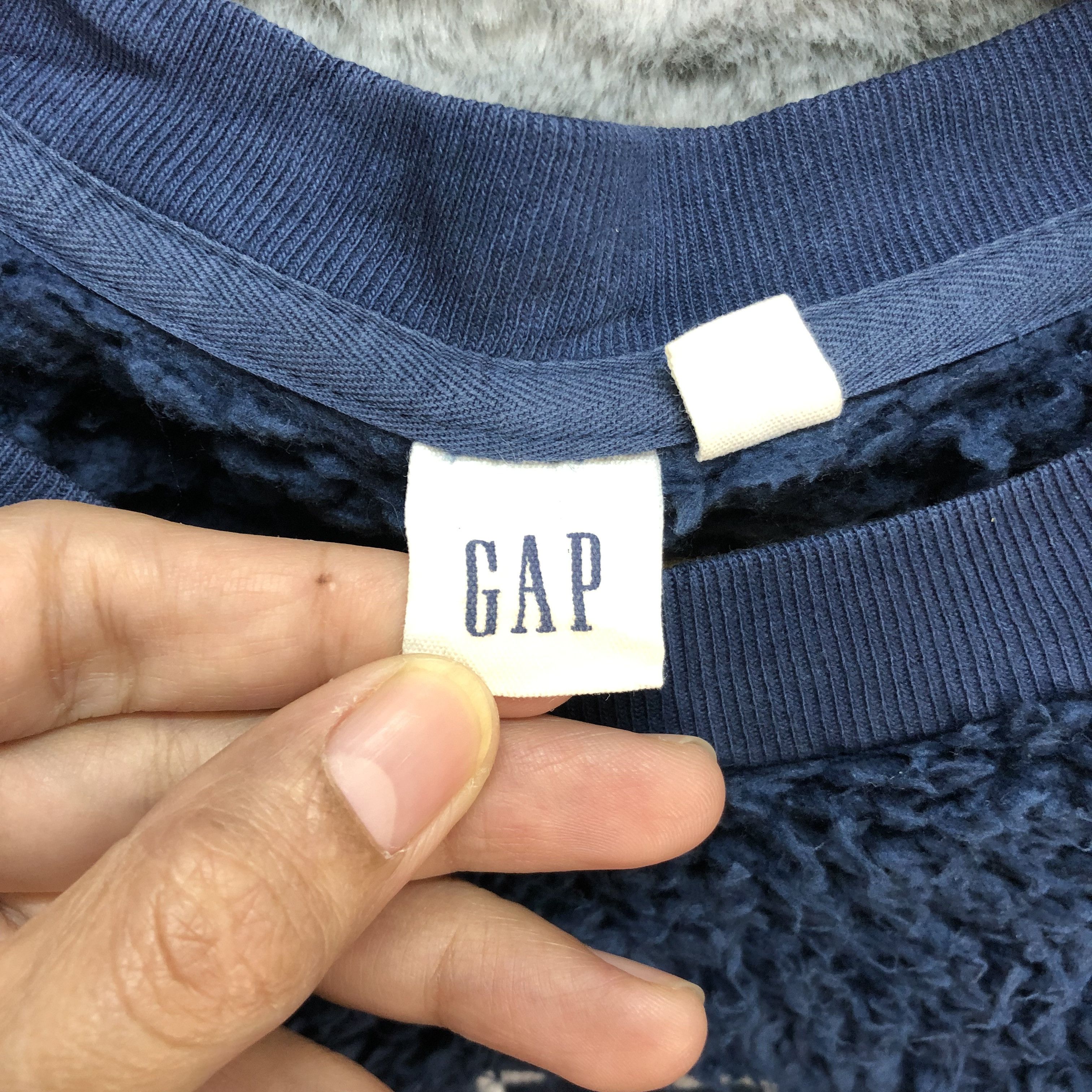 Gap Gap Big Logo Deep Pile Blue Fleece #5829-209 Size L / US 10 / IT 46 - 7 Thumbnail
