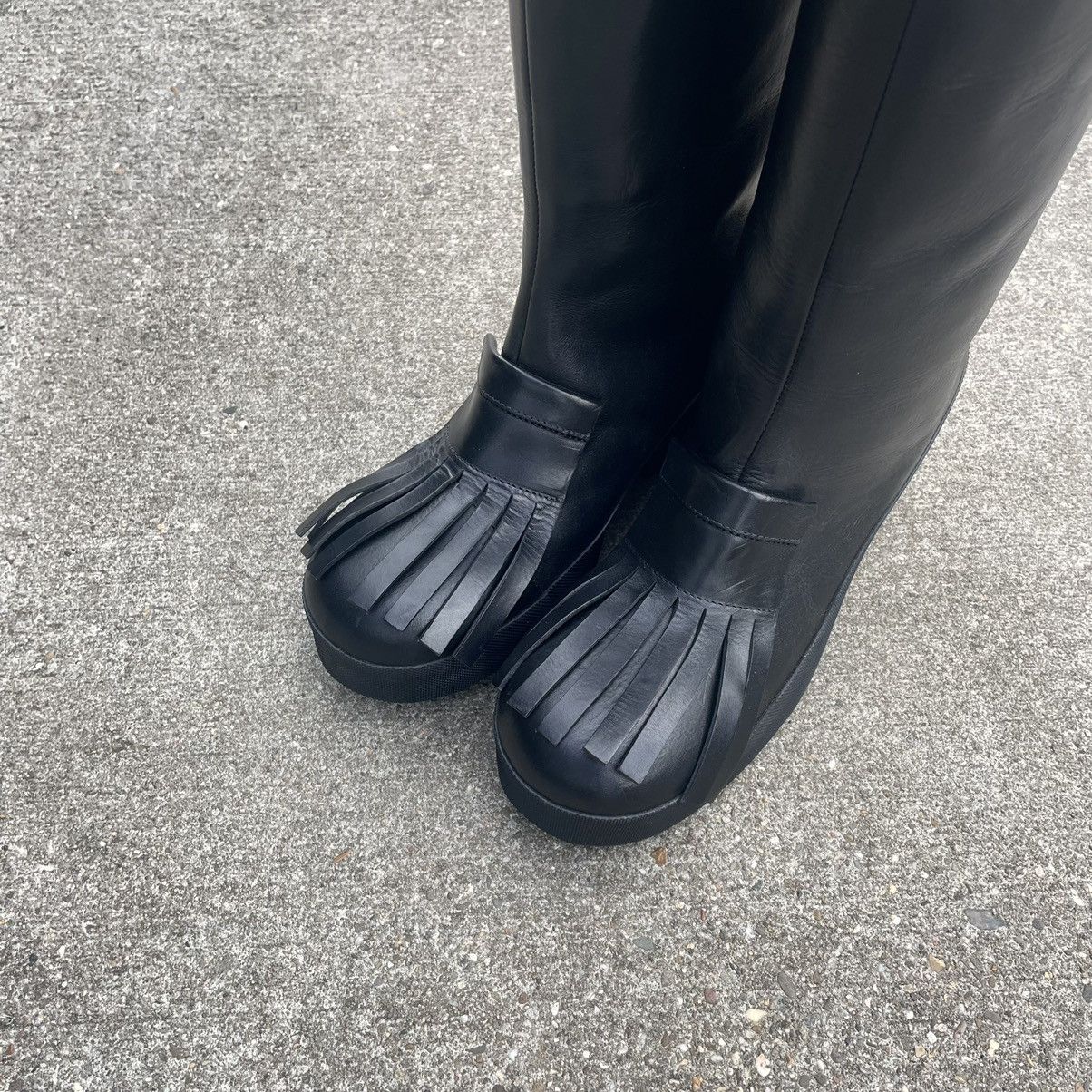 Raf Simons 1 of 1 Sample Block Heel Boots Size US 11 / EU 44 - 4 Thumbnail