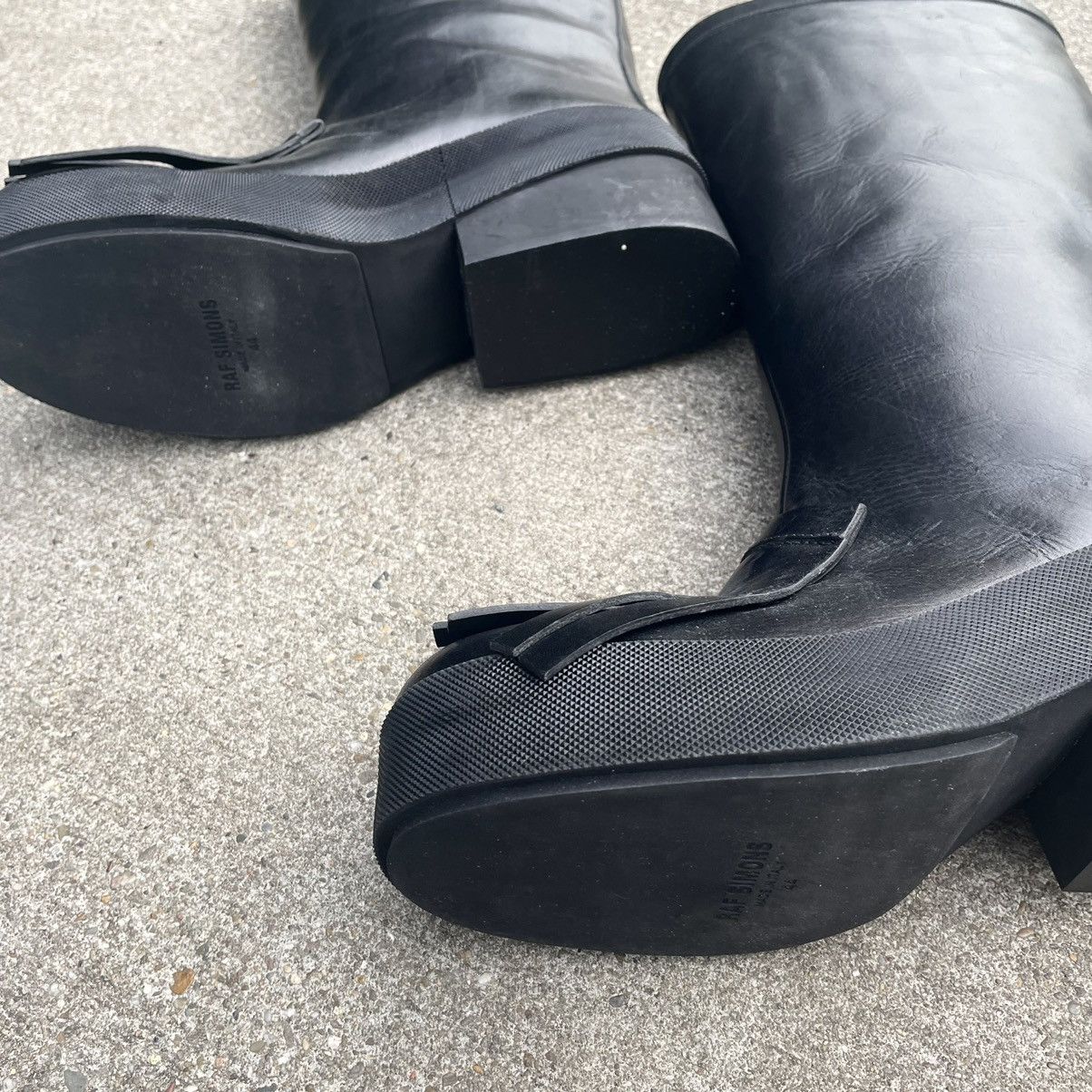 Raf Simons 1 of 1 Sample Block Heel Boots Size US 11 / EU 44 - 7 Thumbnail