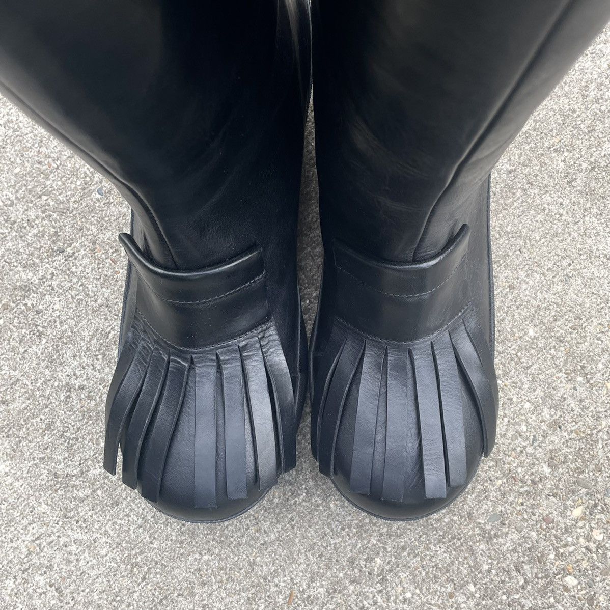 Raf Simons 1 of 1 Sample Block Heel Boots Size US 11 / EU 44 - 5 Thumbnail