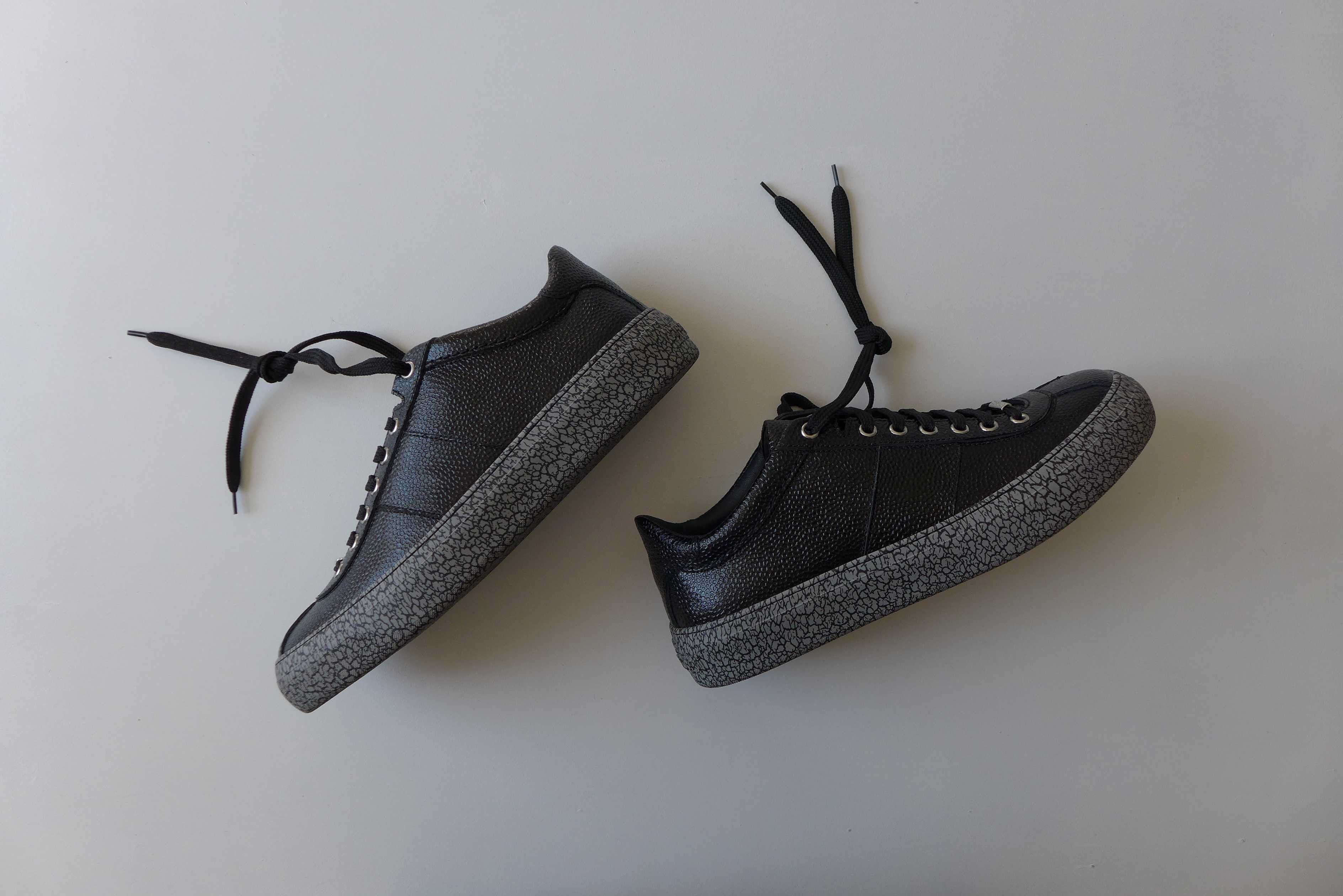 Jimmy Choo Jimmy Choo Portman Sneakers -- Black Calf Leather Size US 8 / EU 41 - 2 Thumbnail