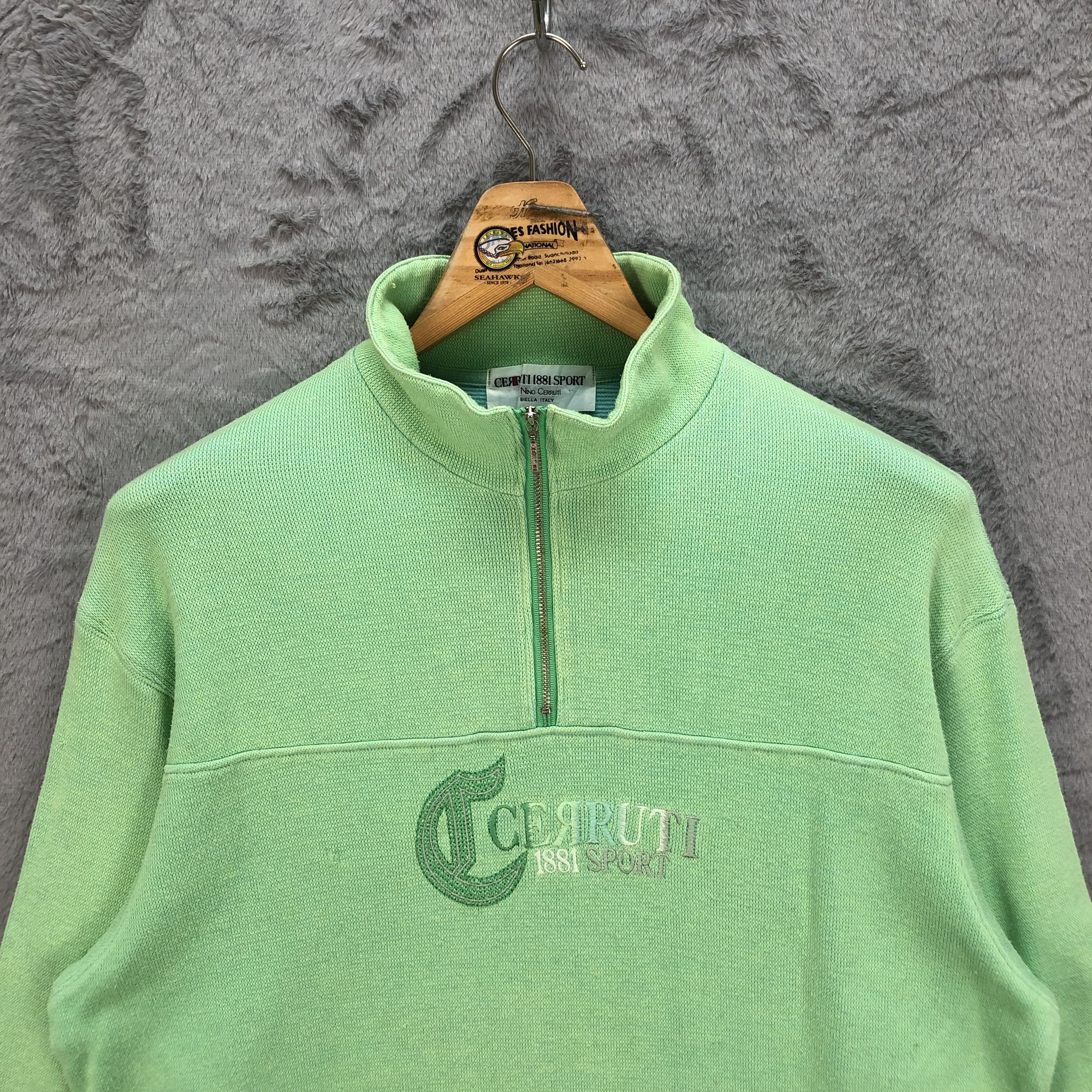 Cerruti 1881 Vintage Cerruti 1881 Half Zip Turtle Neck Sweater #5288-182 Size US M / EU 48-50 / 2 - 2 Thumbnail
