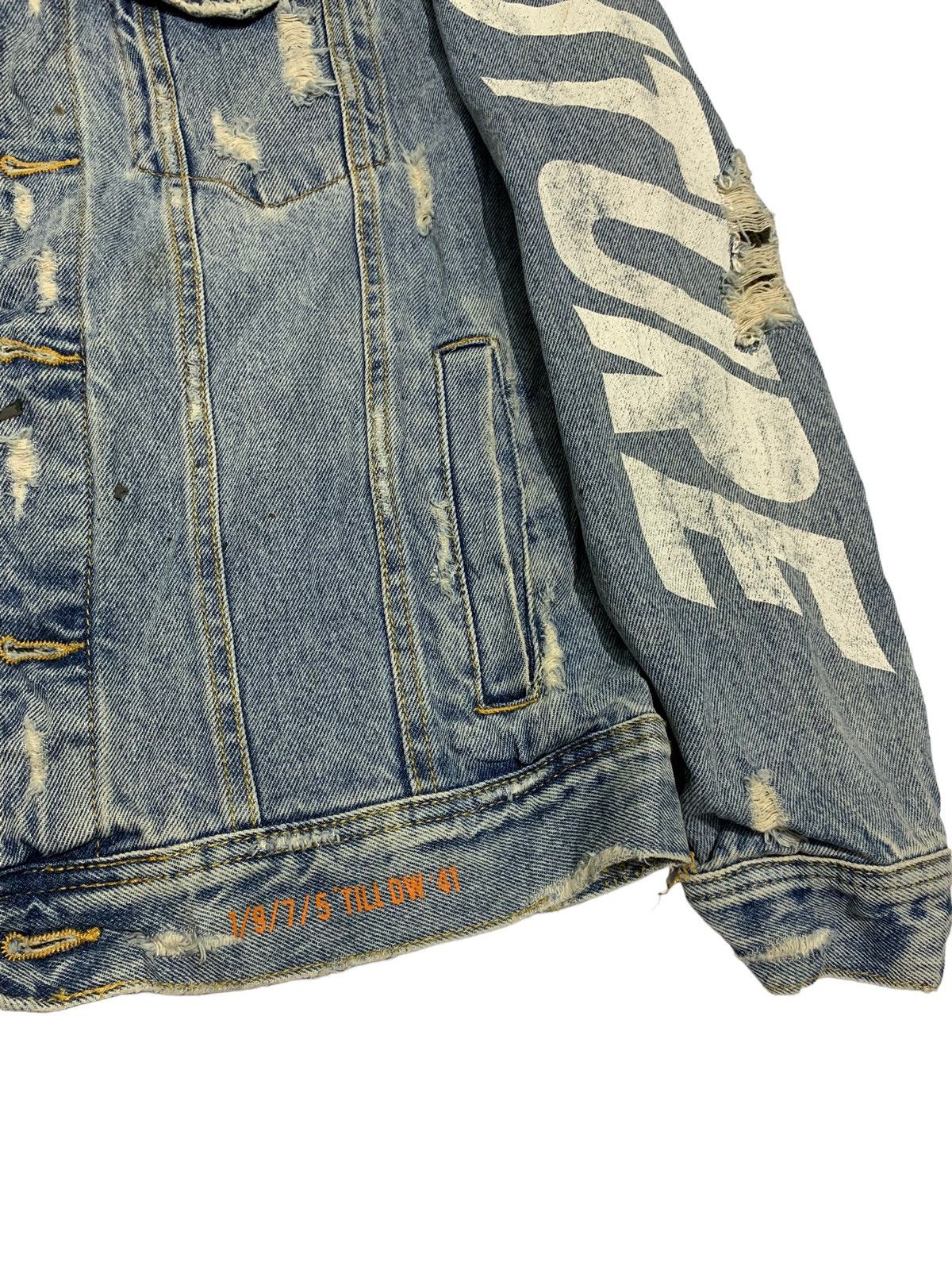 Zara 🔥ZARA MAN DISTRESSED DENIM TRUCKERS JACKETS Size US M / EU 48-50 / 2 - 8 Thumbnail