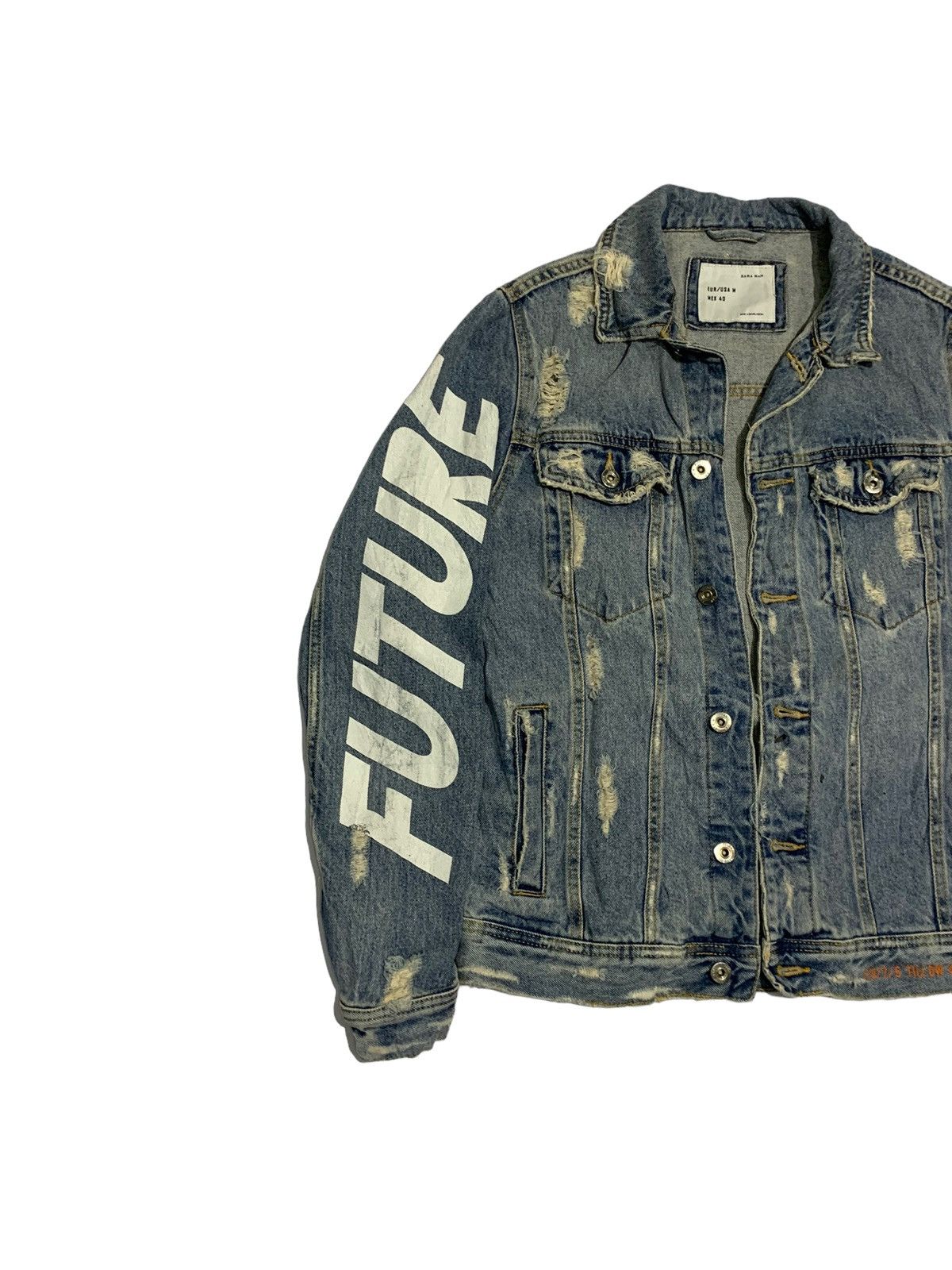 Zara 🔥ZARA MAN DISTRESSED DENIM TRUCKERS JACKETS Size US M / EU 48-50 / 2 - 2 Thumbnail