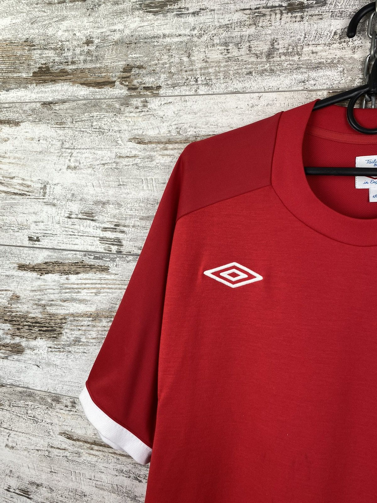 Umbro × Vintage Mens Vintage Umbro England Home National Team T Shirt jersey Size US L / EU 52-54 / 3 - 4 Thumbnail