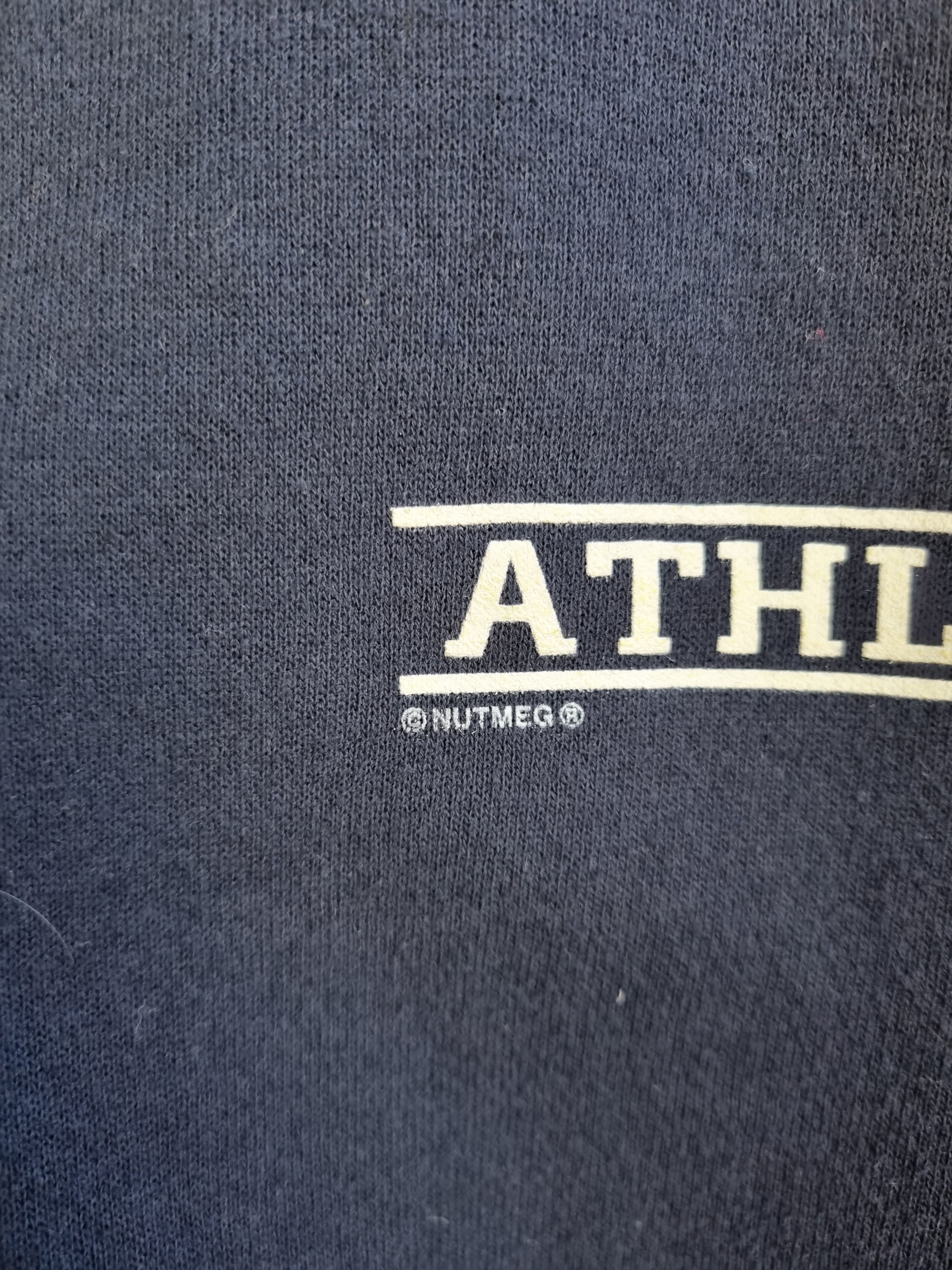 NCAA × Nutmeg 90s Lee Michigan NUTMEG Big logo Navy Sweatshirt Size US M / EU 48-50 / 2 - 9 Thumbnail