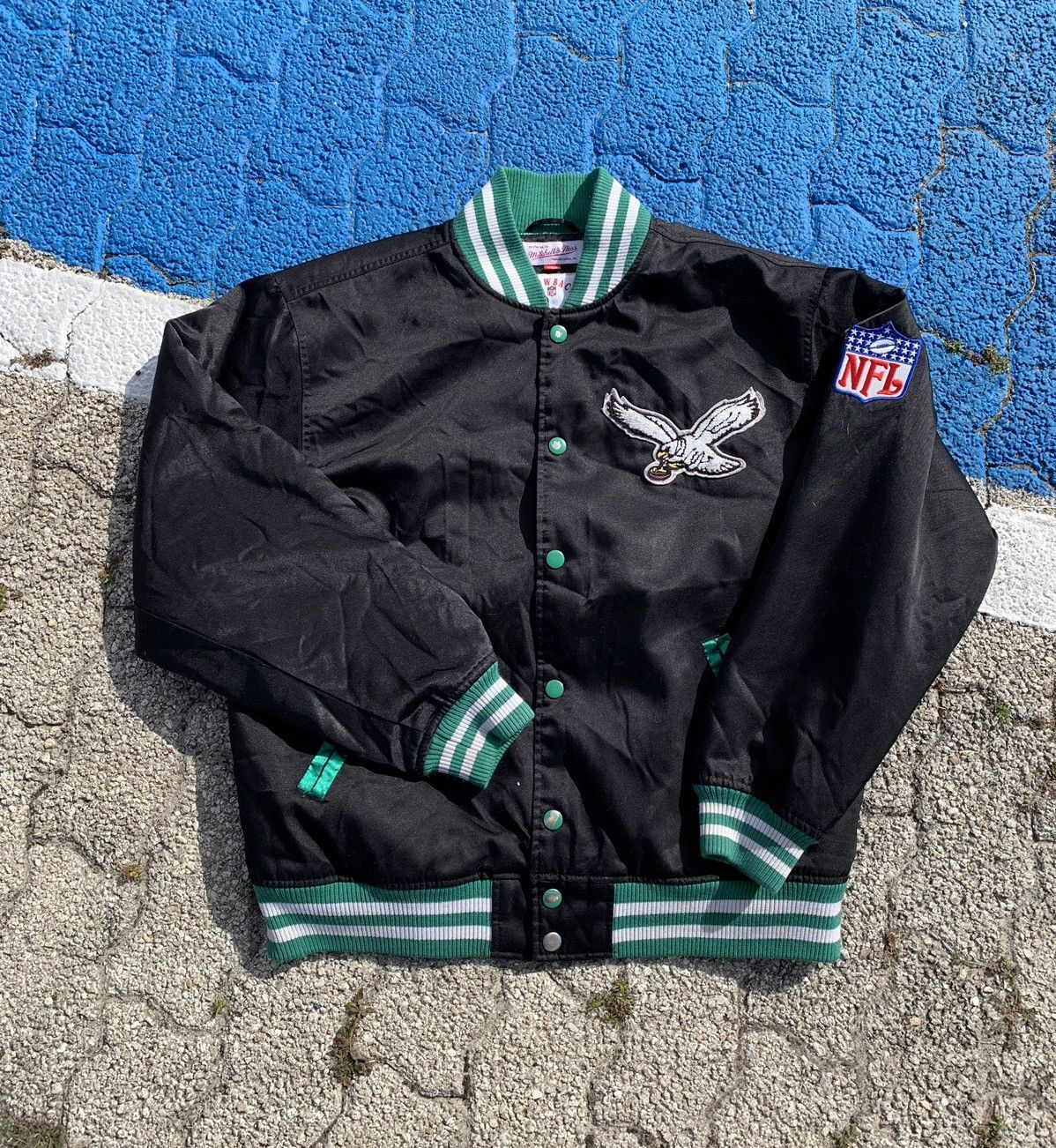 Mitchell & Ness Men's NFL Dark Jersey Eagles 1990 Clyde Simmons Jerseys main image 0