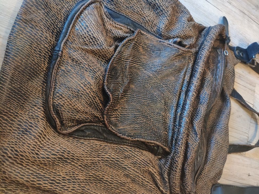 Giorgio Brato Brown washed Leather shoulder bag.Like Rick Owens or Julius Size ONE SIZE - 5 Thumbnail