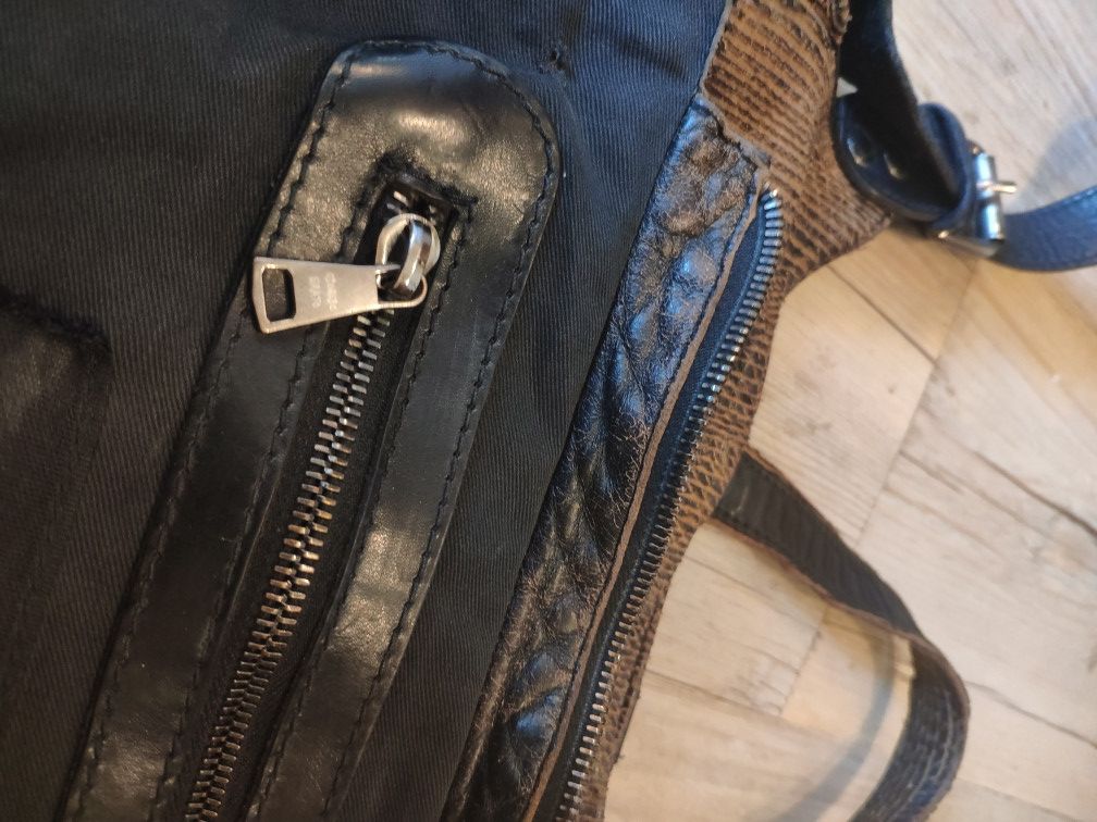 Giorgio Brato Brown washed Leather shoulder bag.Like Rick Owens or Julius Size ONE SIZE - 7 Thumbnail