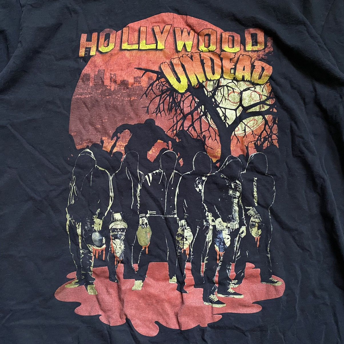 Band Tees AMAZING HOLLYWOOD UNDEAD ROCK BAND HORROR T SHIRT Size US L / EU 52-54 / 3 - 2 Thumbnail