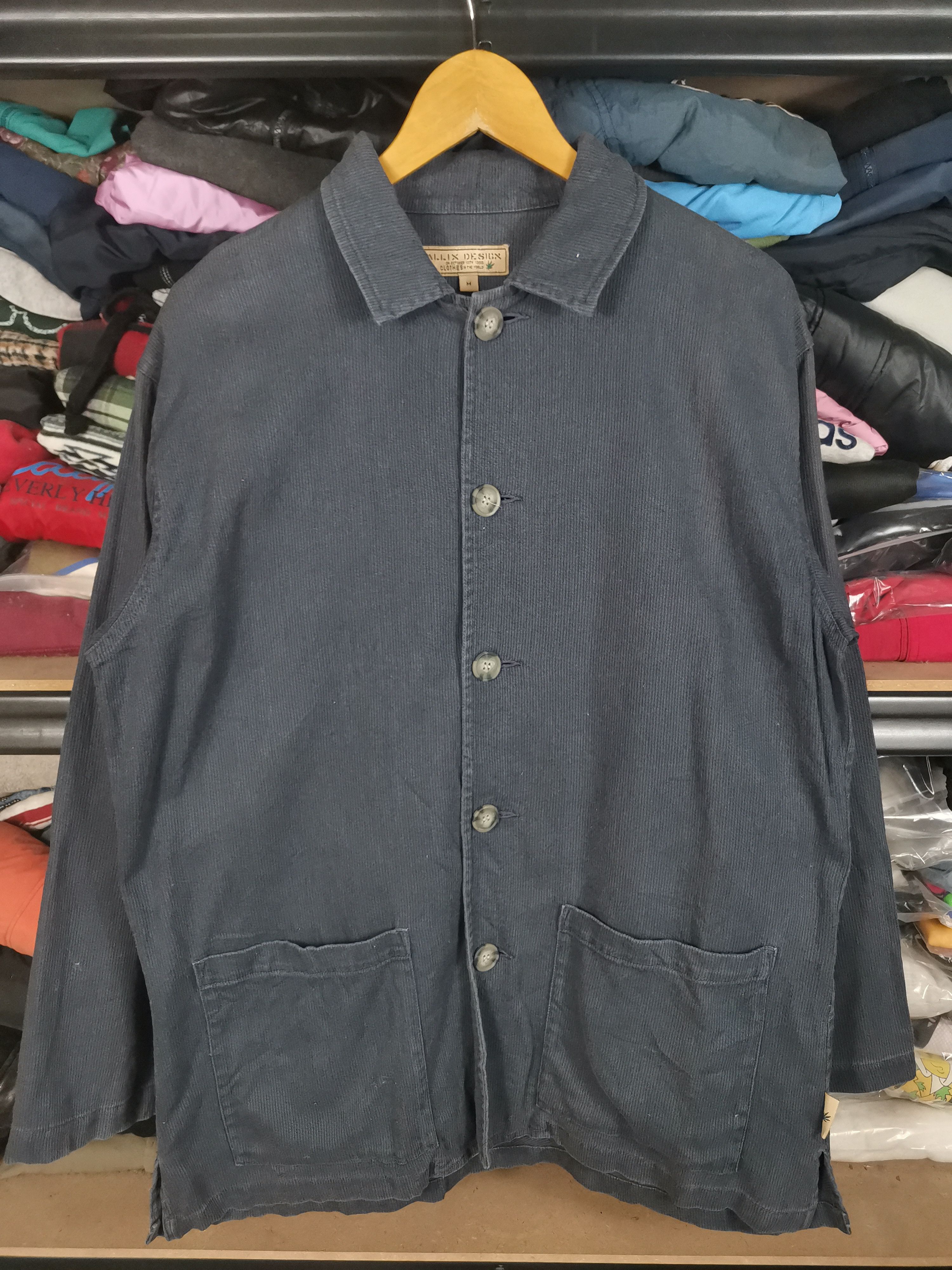Japanese Brand Vintage Japanese Brand Allix Design Workwear Chore Jacket Size US M / EU 48-50 / 2 - 1 Thumbnail
