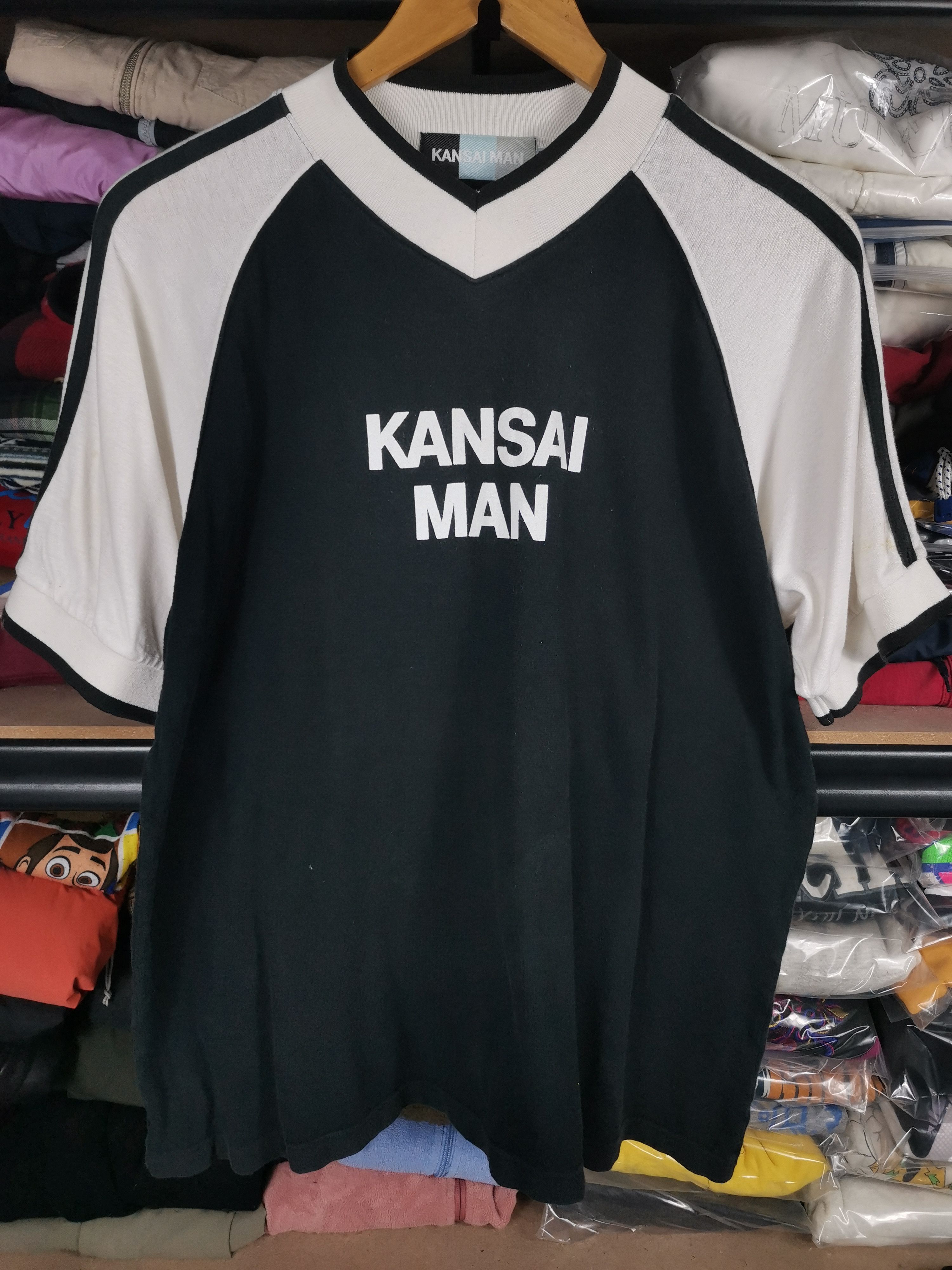 Japanese Brand Vintage Kansai Man Spellout Tshirt Size US M / EU 48-50 / 2 - 1 Thumbnail