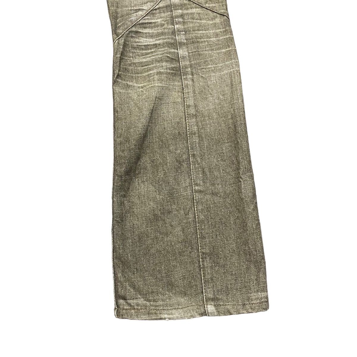 Nicole Club NCFM Denim Fleur Snake Skin Flare Pants Size US 30 / EU 46 - 14 Thumbnail