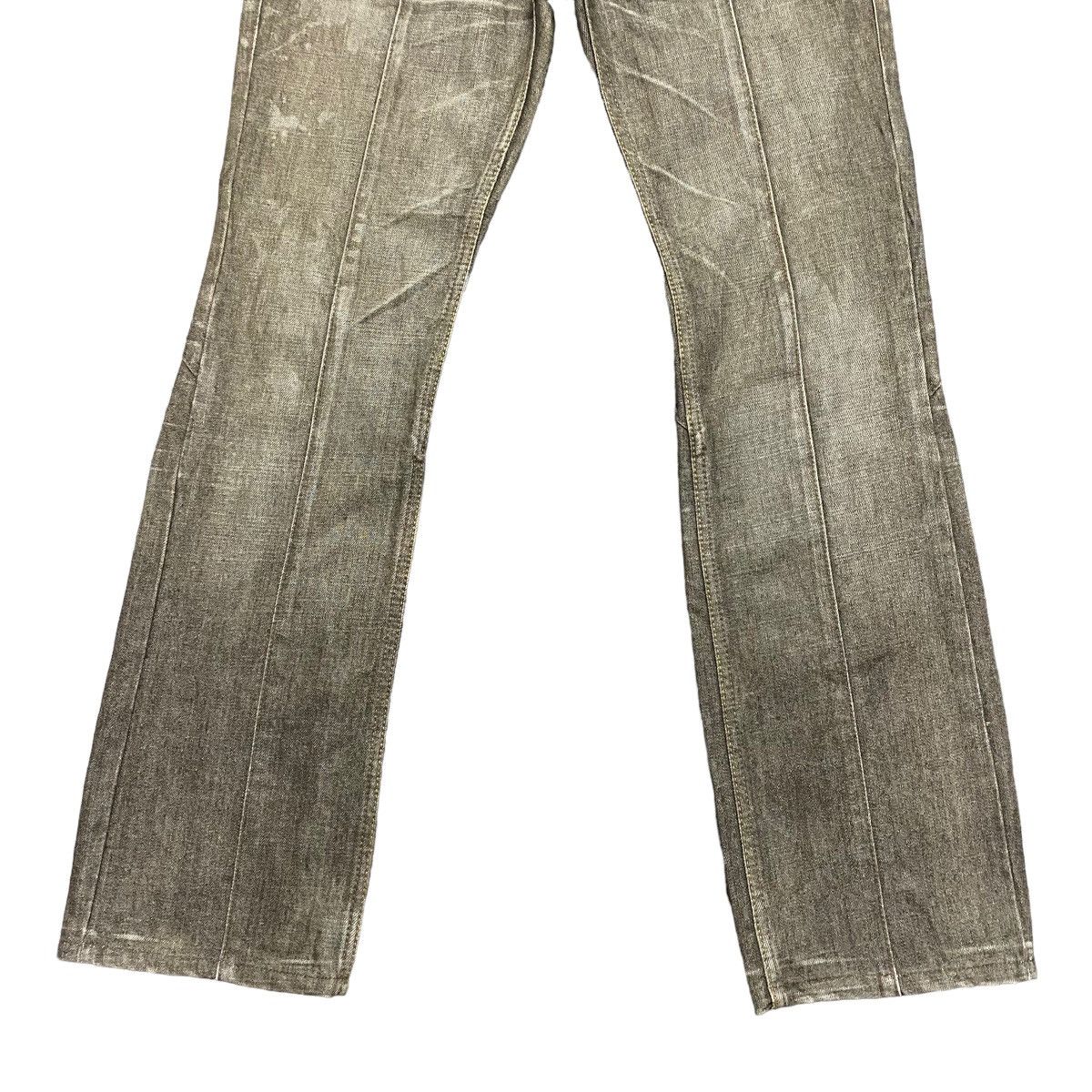 Nicole Club NCFM Denim Fleur Snake Skin Flare Pants Size US 30 / EU 46 - 8 Thumbnail