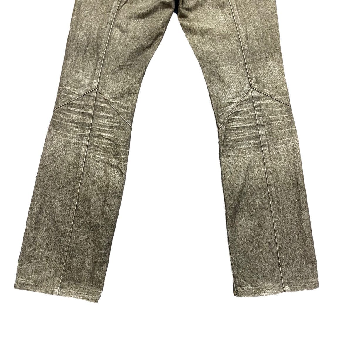 Nicole Club NCFM Denim Fleur Snake Skin Flare Pants Size US 30 / EU 46 - 12 Thumbnail