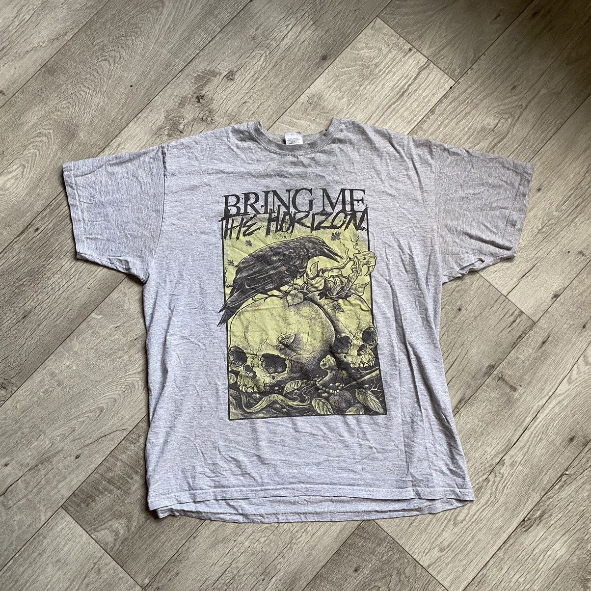 Band Tees AMAZING BRING ME THE HORIZON SKULL BIRD HORROR T SHIRT Size US L / EU 52-54 / 3 - 1 Thumbnail