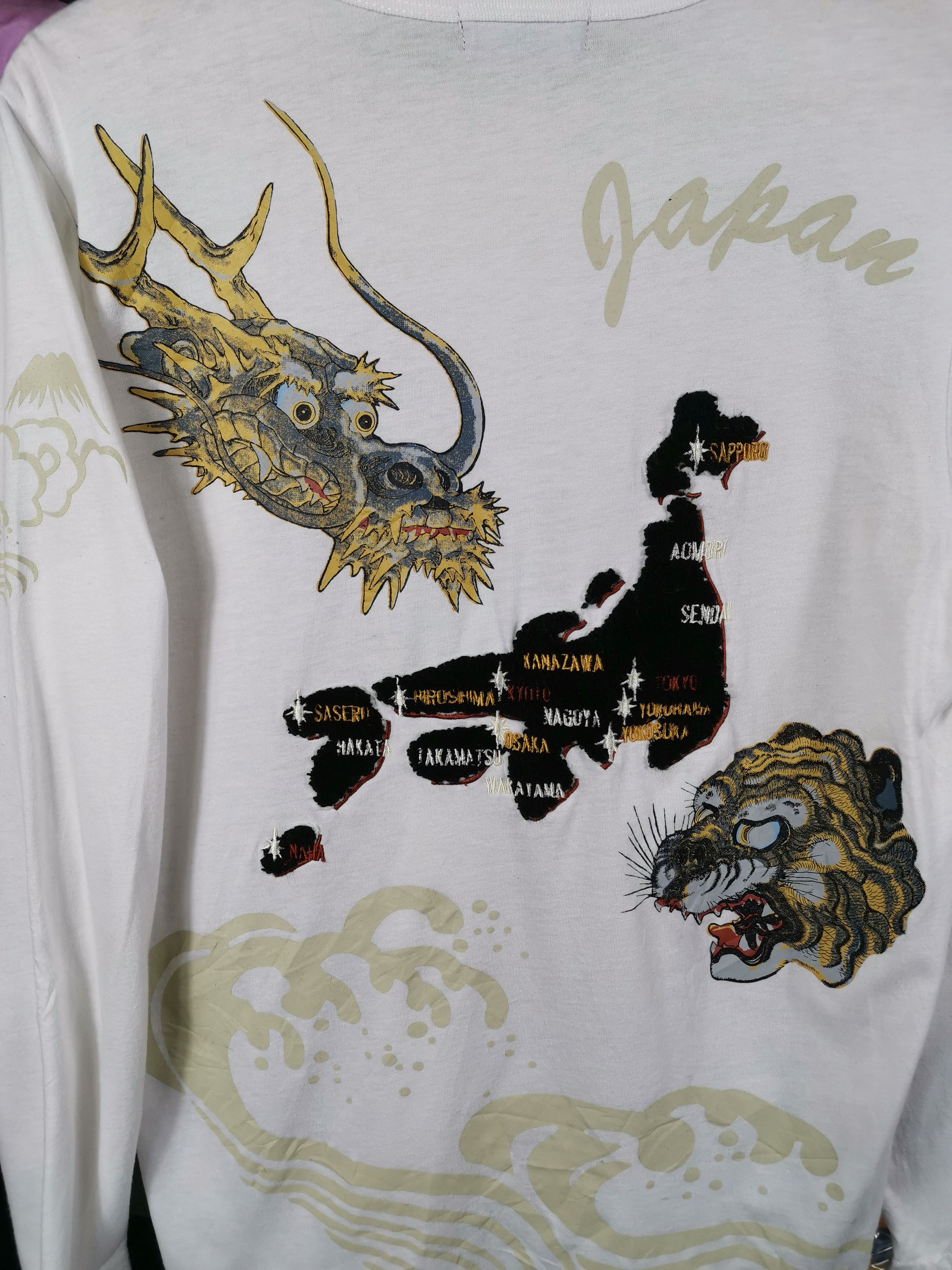Japanese Brand Vintage 90s Sukajan Long Sleeve Shirt Size US M / EU 48-50 / 2 - 2 Thumbnail