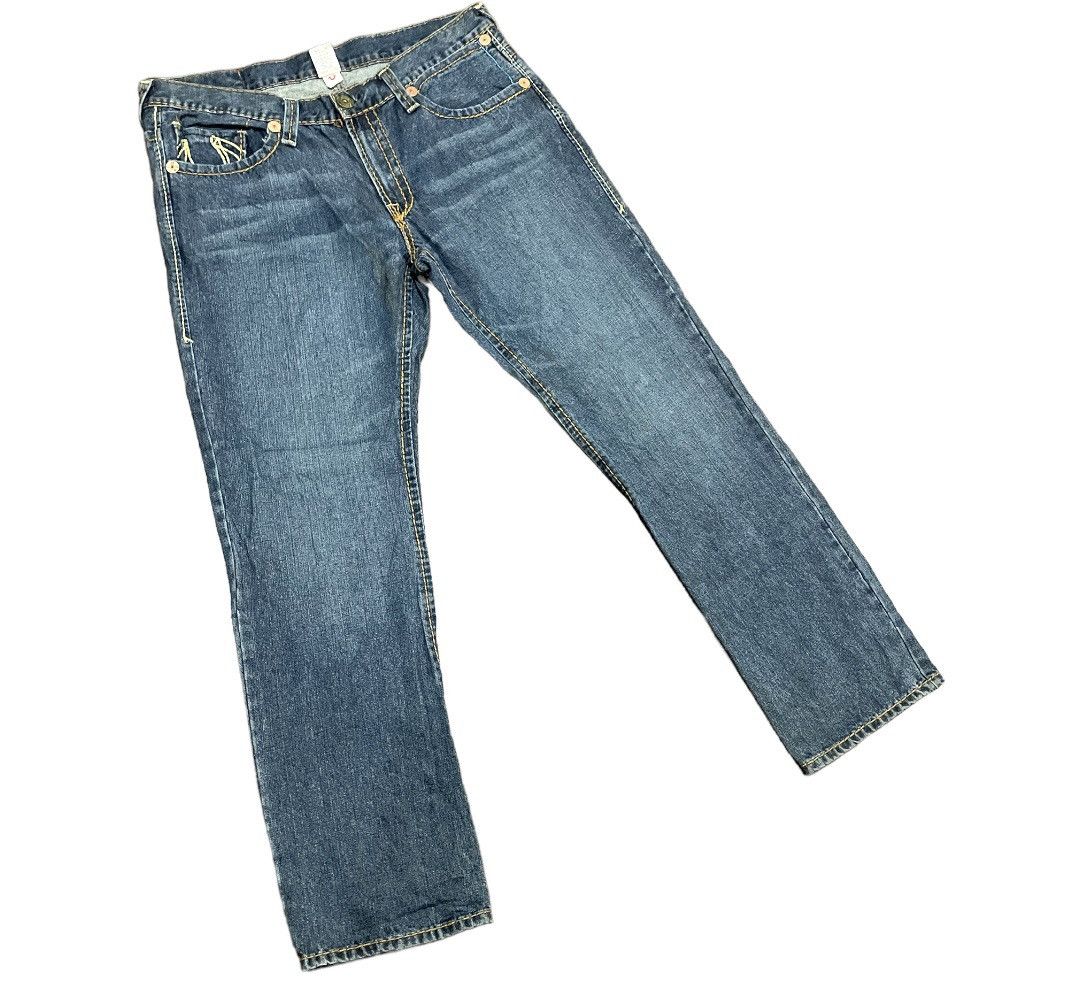 True Religion Rare💥True Religion Joey Super Tee RN#112790 CA#30427 Jeans Size US 42 / EU 58 - 9 Thumbnail