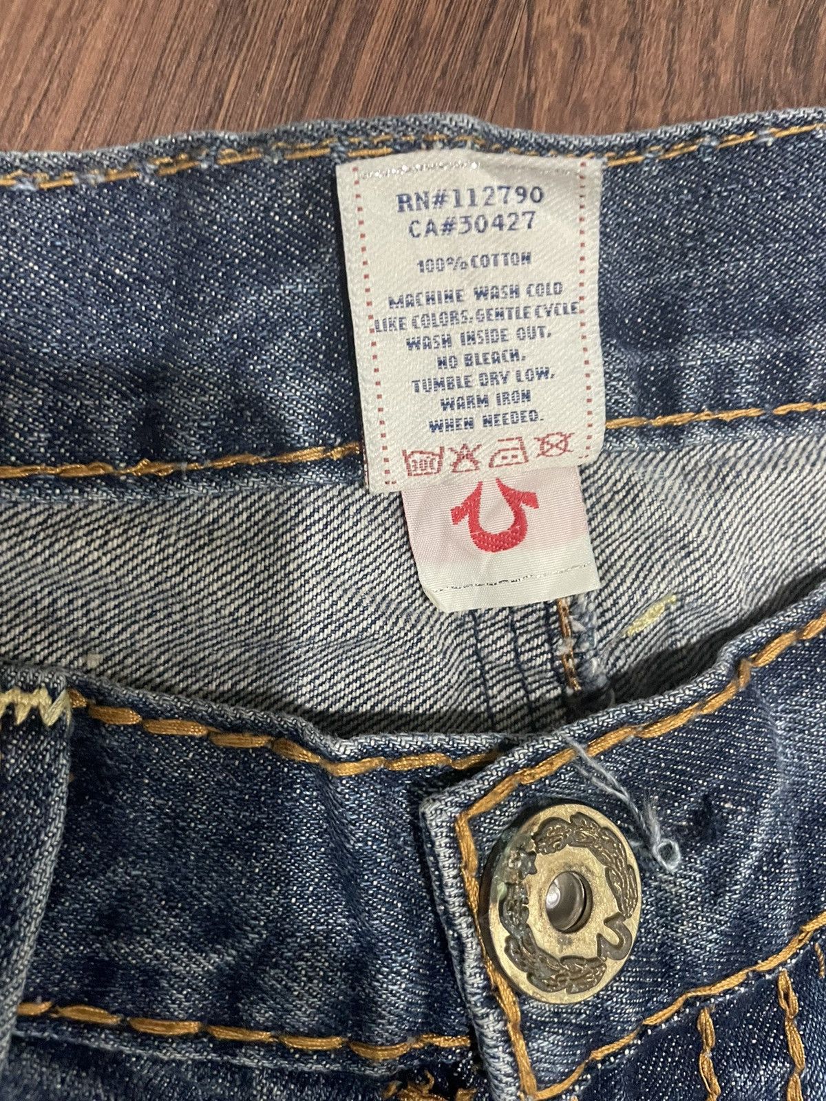 True Religion Rare💥True Religion Joey Super Tee RN#112790 CA#30427 Jeans Size US 42 / EU 58 - 17 Thumbnail