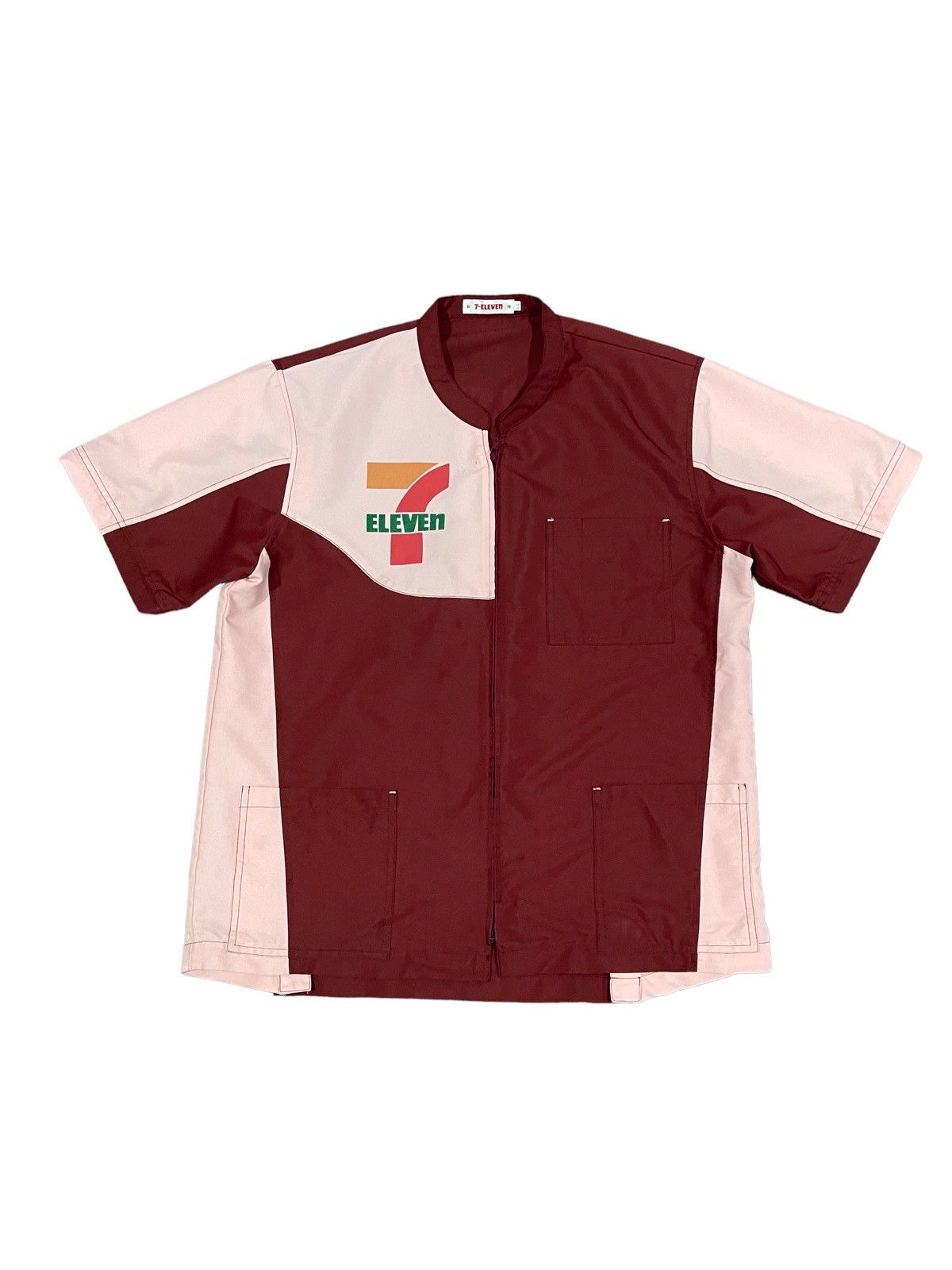 Japanese Brand × Vintage Vintage 7 Eleven Japan Workers Uniform Shirt Button Up Size US L / EU 52-54 / 3 - 1 Thumbnail