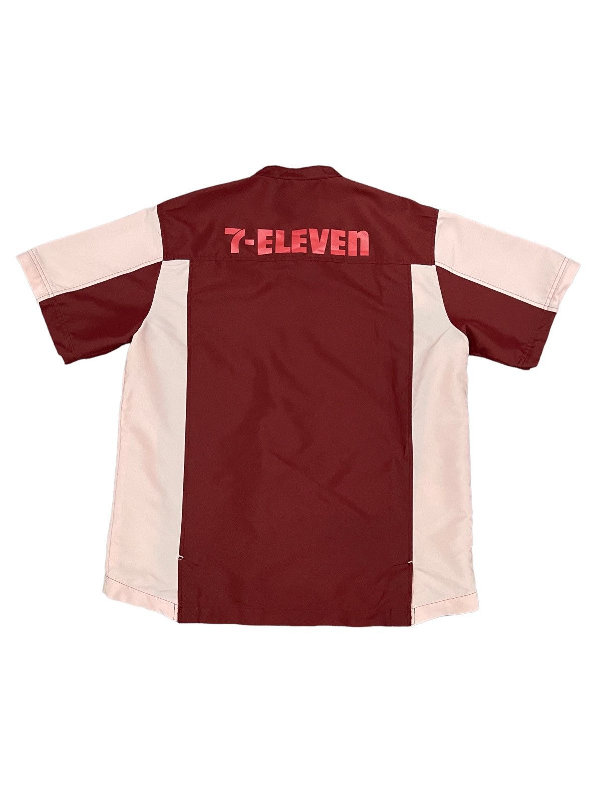 Japanese Brand × Vintage Vintage 7 Eleven Japan Workers Uniform Shirt Button Up Size US L / EU 52-54 / 3 - 4 Thumbnail