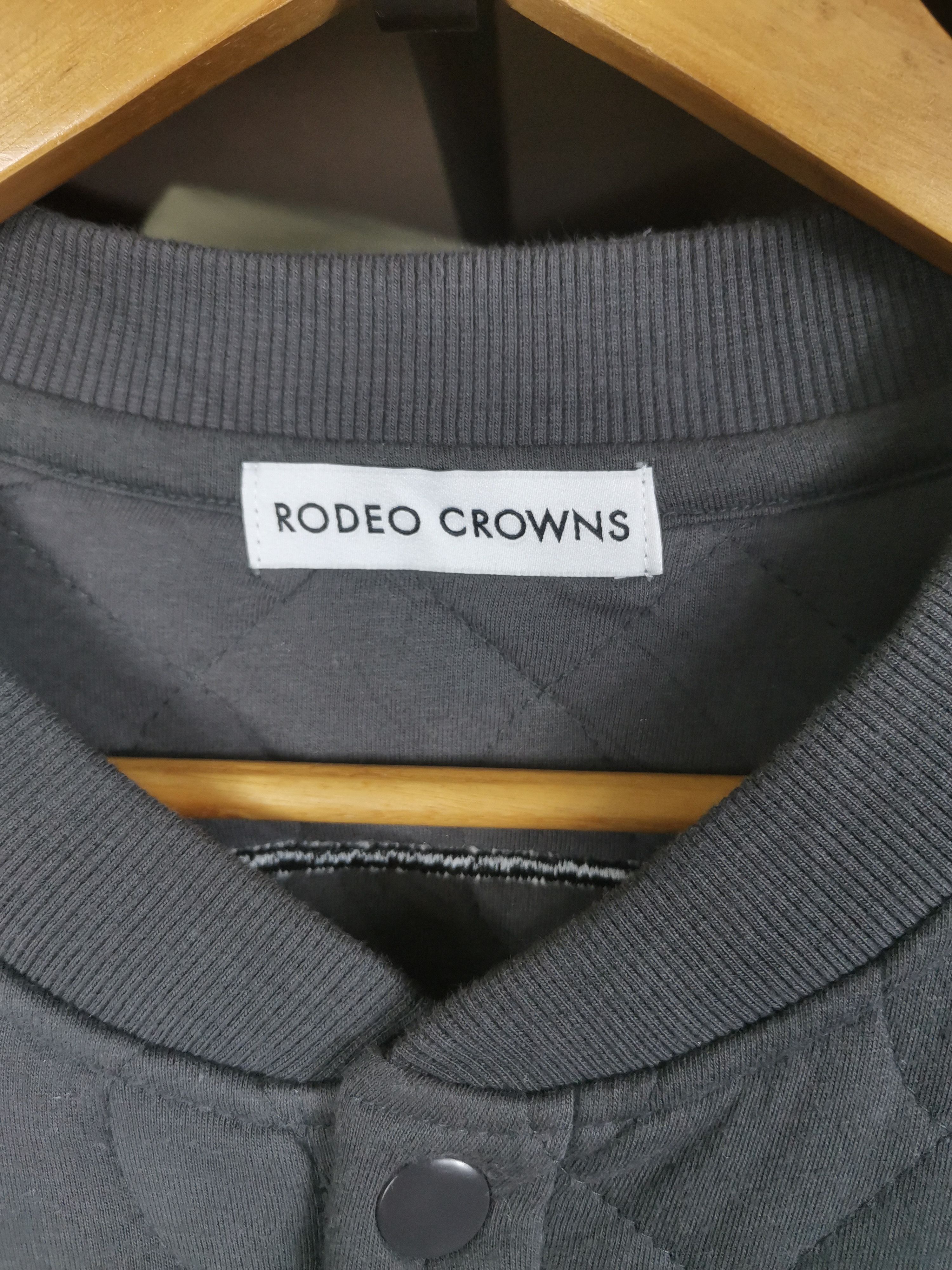 Japanese Brand Vintage Japanese Brand Rodeo Crown Quilted Varsity Jacket Size US XL / EU 56 / 4 - 3 Thumbnail