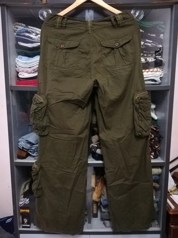 If Six Was Nine Vintage Johnny Was Boho Tactical Cargo Pants Size 10 30x31 Size US 30 / EU 46 - 2 Thumbnail