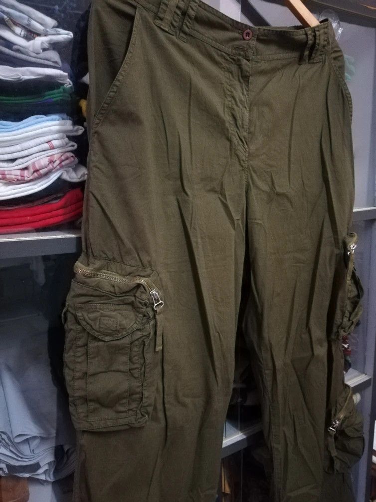 If Six Was Nine Vintage Johnny Was Boho Tactical Cargo Pants Size 10 30x31 Size US 30 / EU 46 - 3 Thumbnail