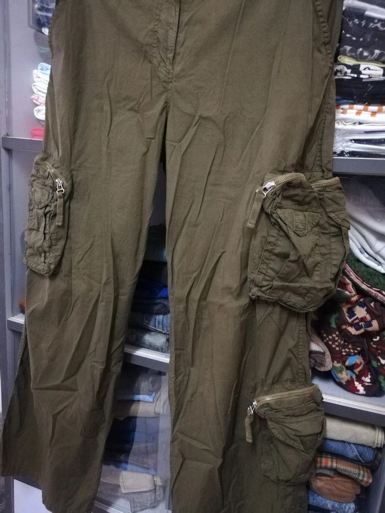 If Six Was Nine Vintage Johnny Was Boho Tactical Cargo Pants Size 10 30x31 Size US 30 / EU 46 - 4 Thumbnail