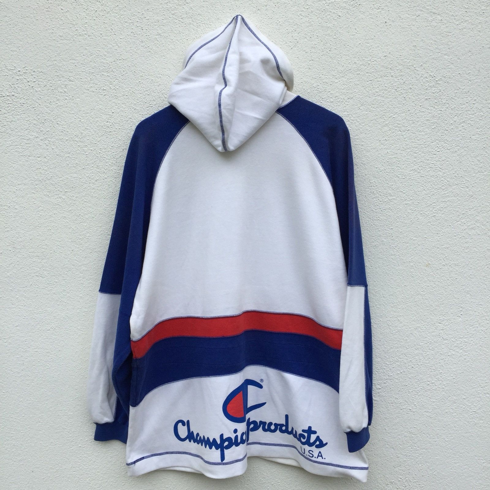 Champion Vintage 90s Champion Big Logo Multicolour Sweatshirt Size US L / EU 52-54 / 3 - 3 Thumbnail