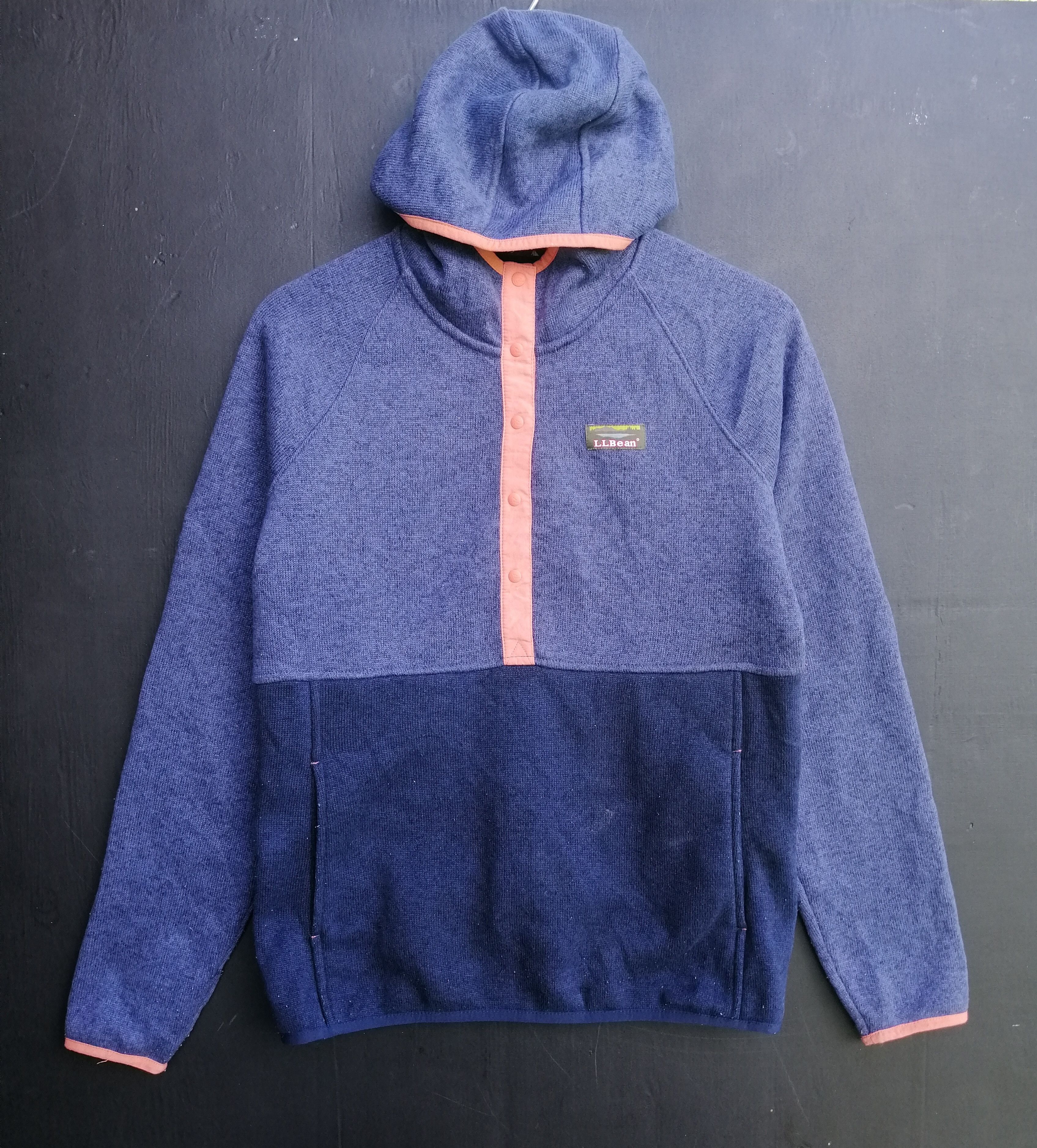 L.L. Bean × Vintage Vintage L.L.Bean Half Button Hoodie Pullover Jacket Size US XS / EU 42 / 0 - 1 Thumbnail