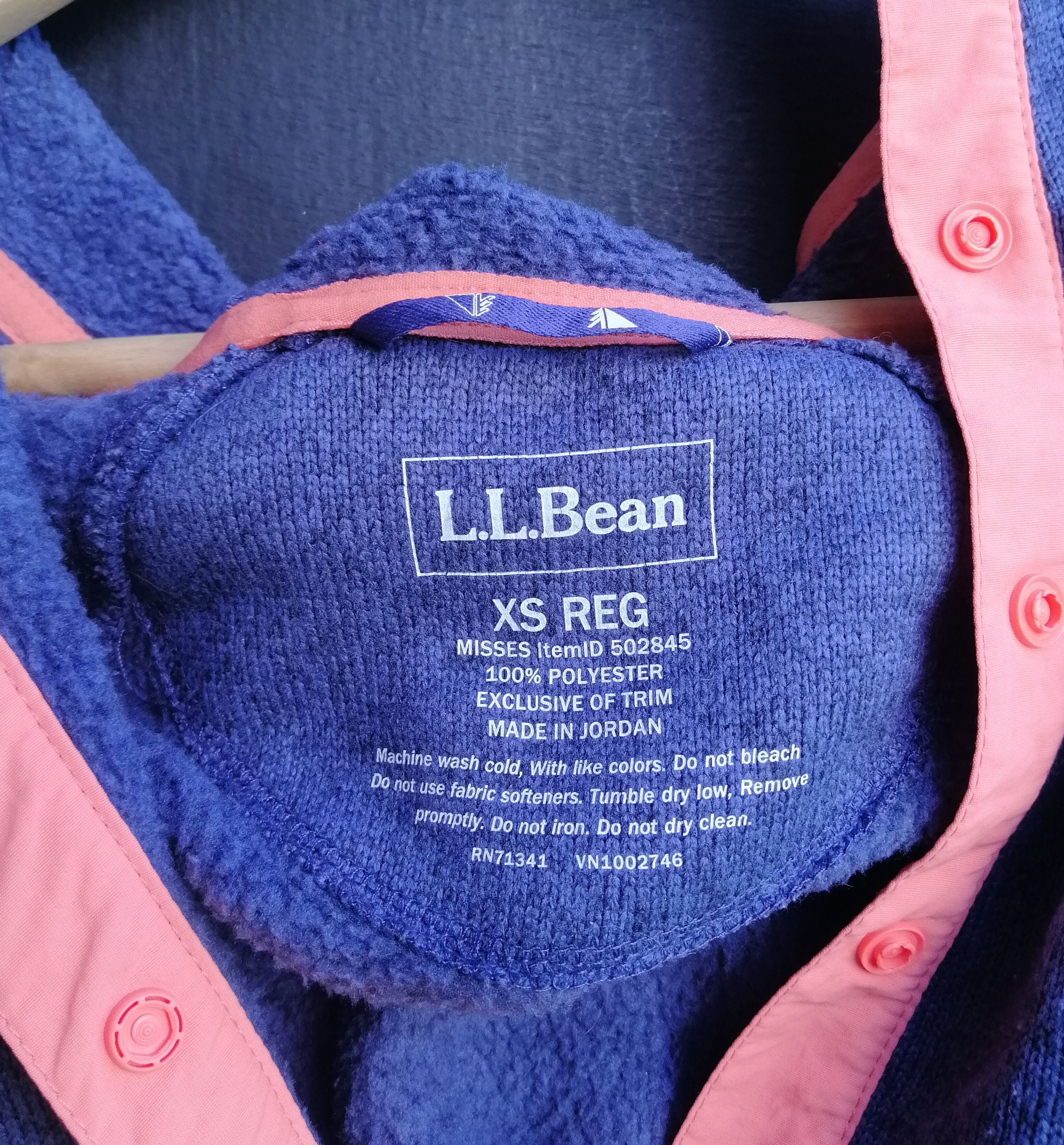L.L. Bean × Vintage Vintage L.L.Bean Half Button Hoodie Pullover Jacket Size US XS / EU 42 / 0 - 11 Thumbnail