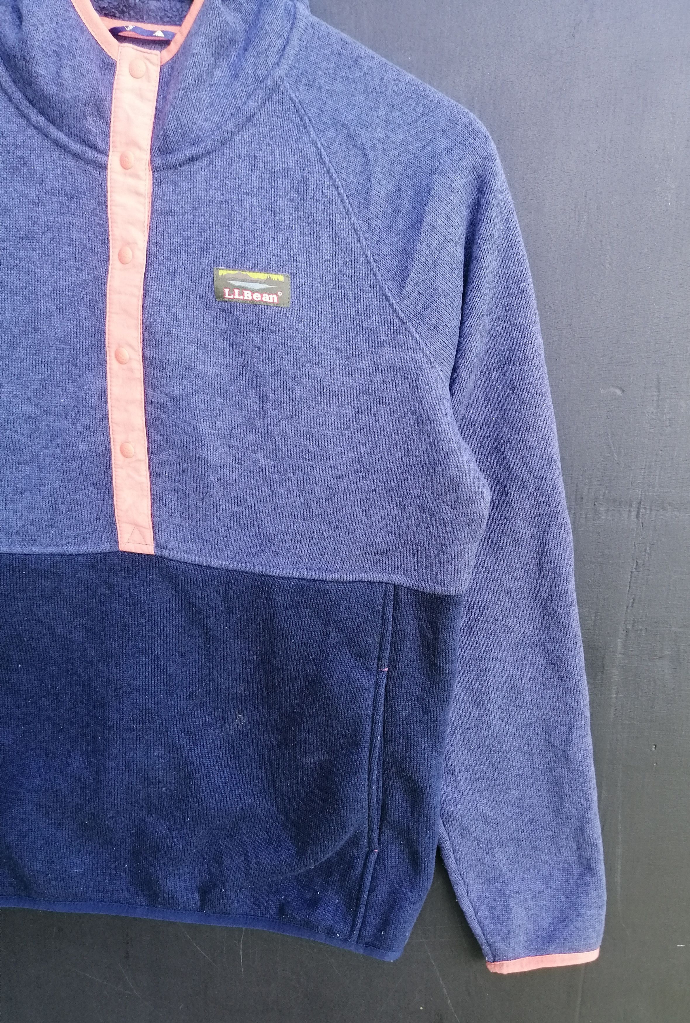 L.L. Bean × Vintage Vintage L.L.Bean Half Button Hoodie Pullover Jacket Size US XS / EU 42 / 0 - 4 Thumbnail