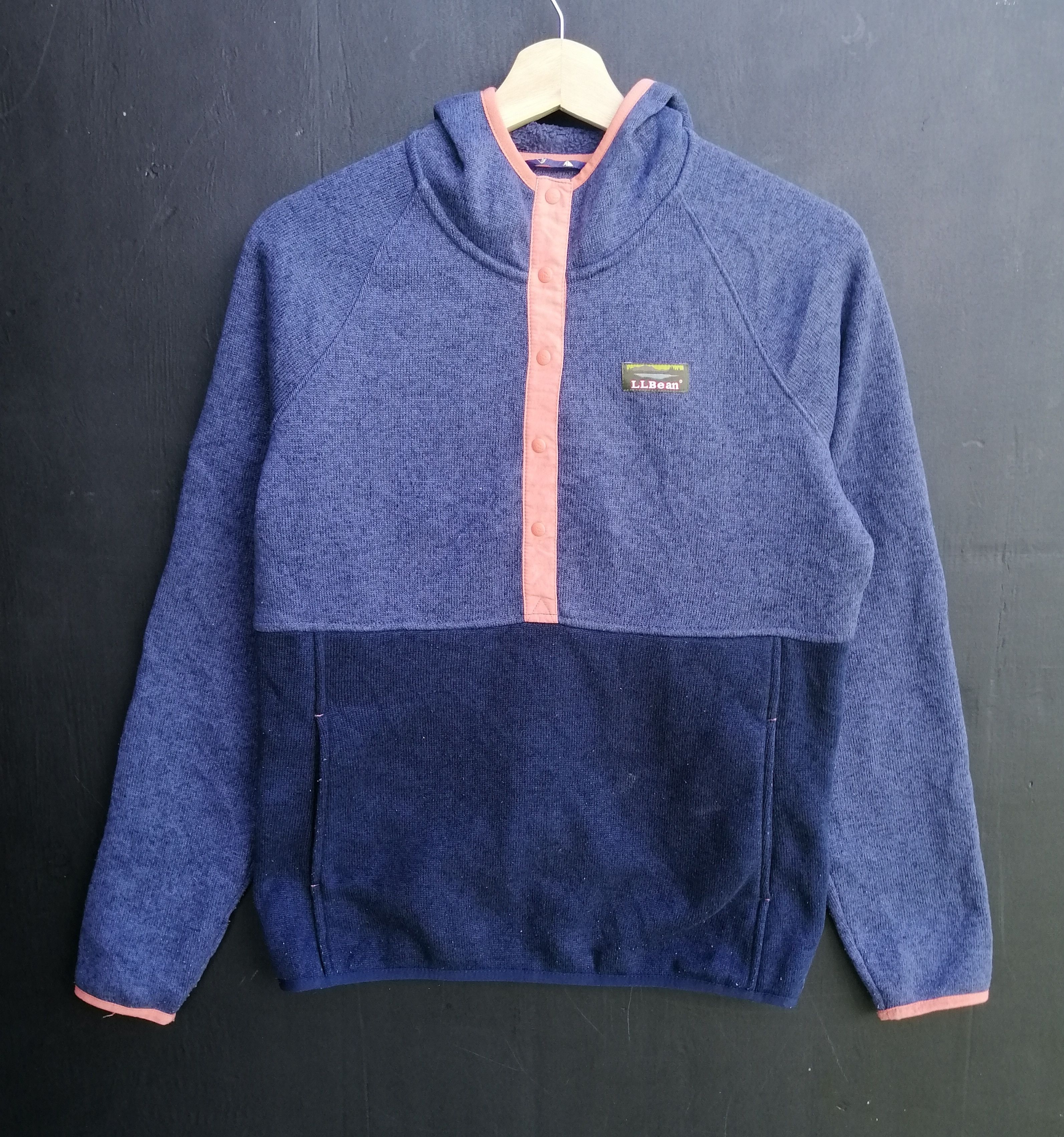 L.L. Bean × Vintage Vintage L.L.Bean Half Button Hoodie Pullover Jacket Size US XS / EU 42 / 0 - 2 Thumbnail