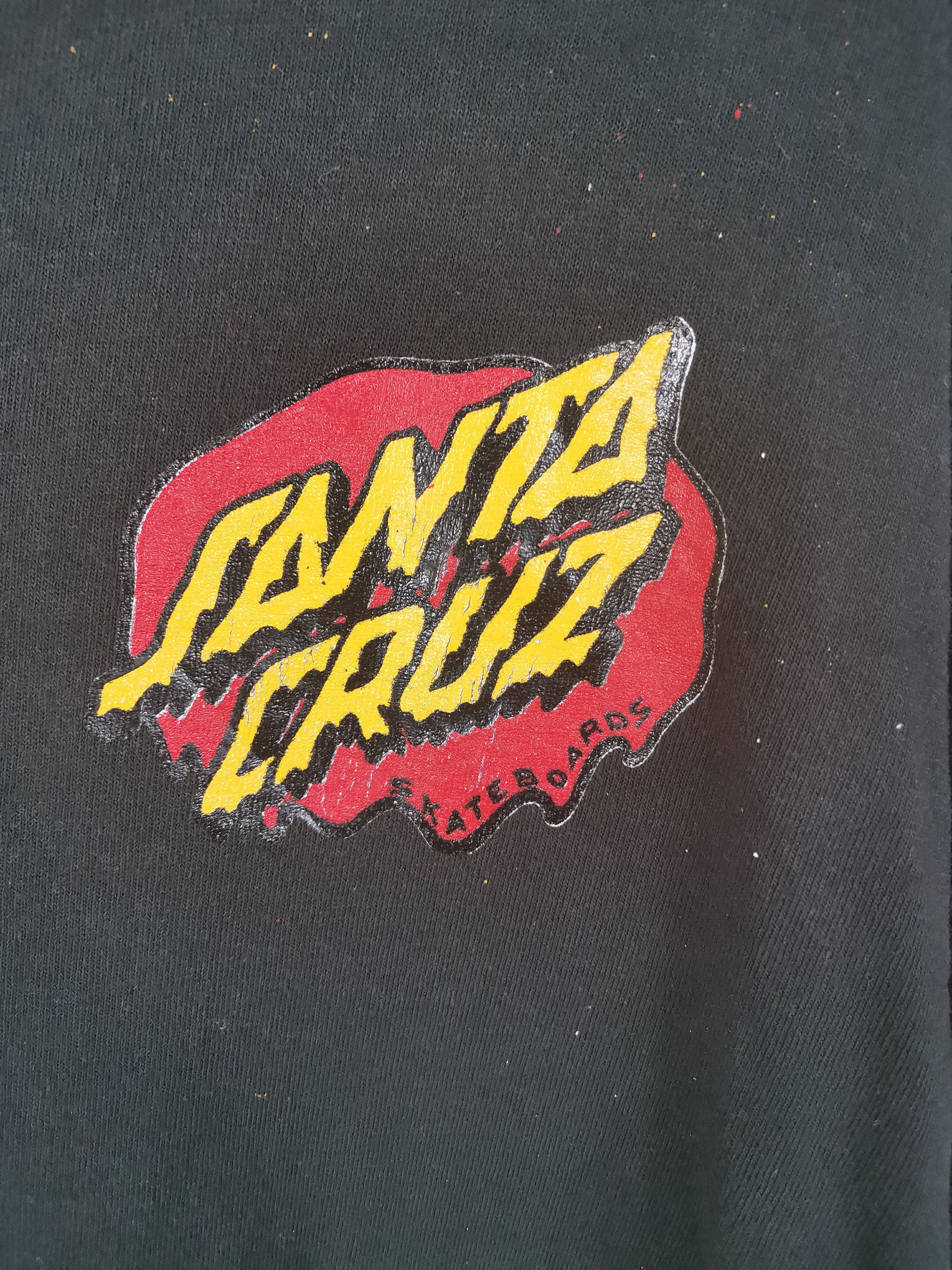 Santa Cruz Skateboards Vintage Santa Cruz Skateboard Long Sleeve Tshirt Size US XL / EU 56 / 4 - 2 Thumbnail
