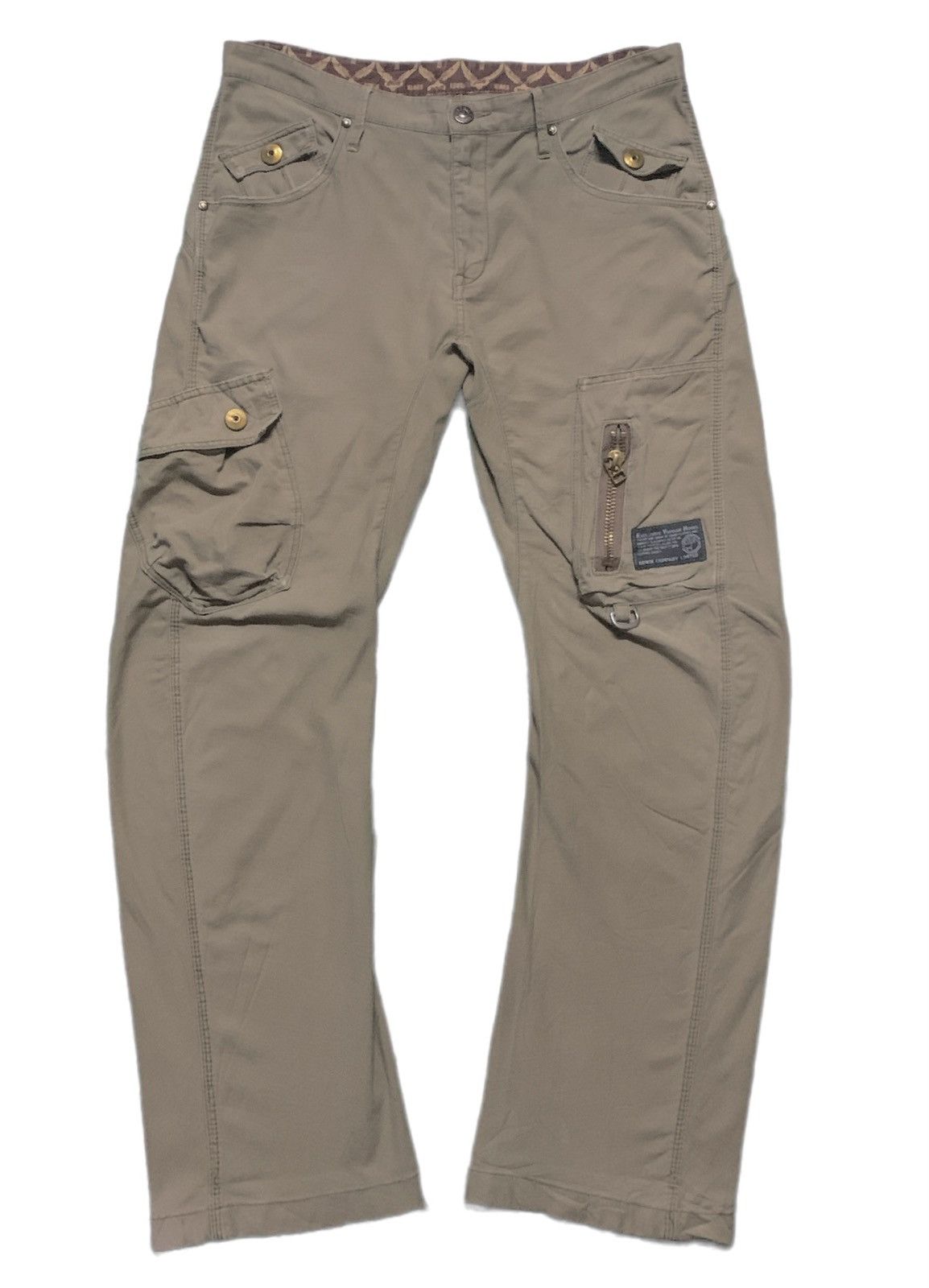 Edwin × If Six Was Nine Rare Design Vintage Edwin Multi Pocket Cargo Pants 1990s Size US 36 / EU 52 - 1 Thumbnail