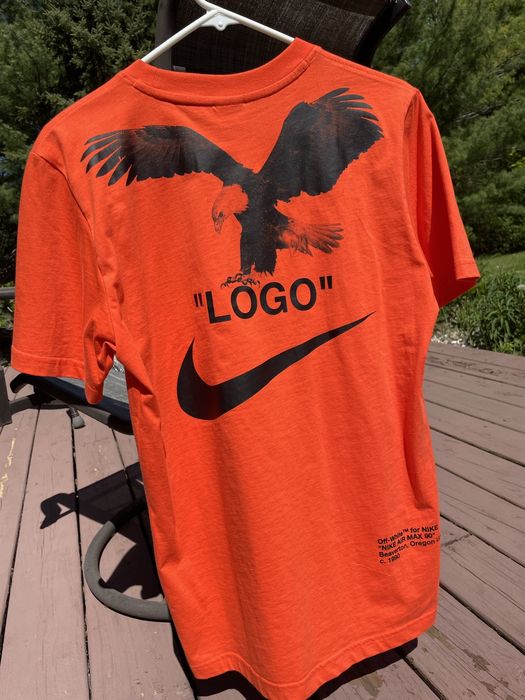 Nike OFF WHITE x Nike NRG A6 Tee Team Orange Black US S Grailed