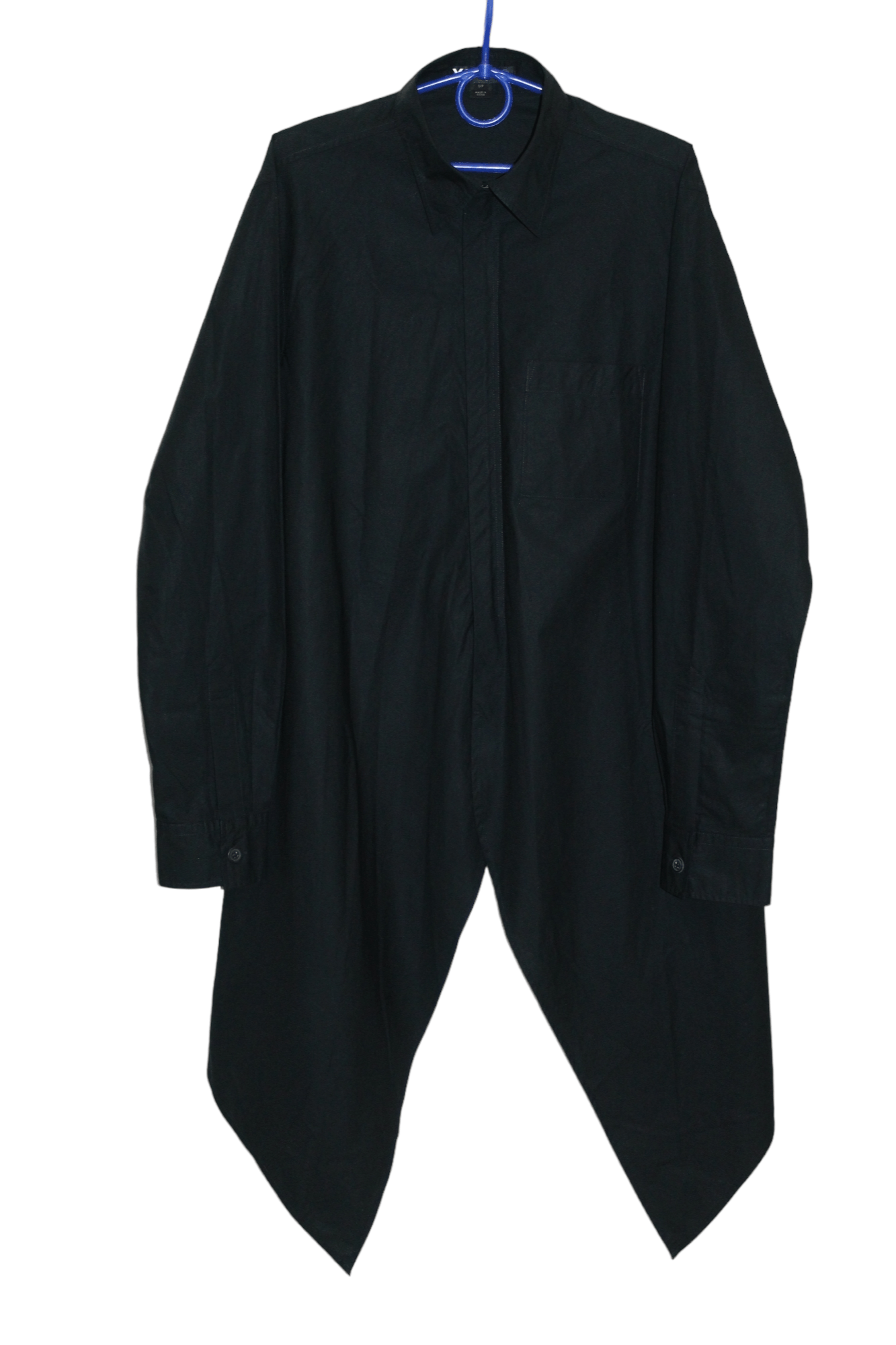 Y-3 Y-3 Yohji Yamamoto x Adidas Asymmetrical Hidden-Zip Shirt Size US M / EU 48-50 / 2 - 21 Thumbnail