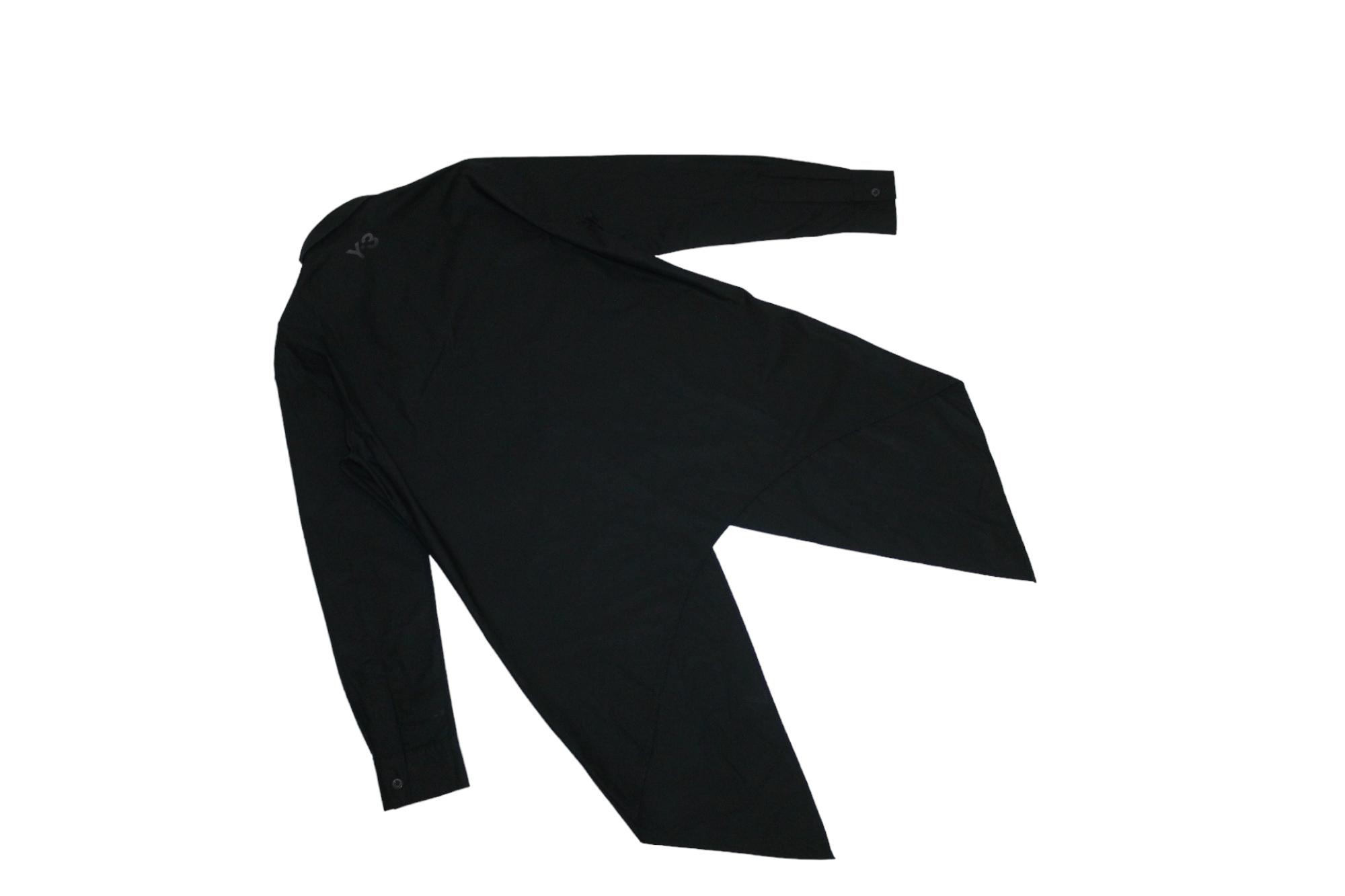 Y-3 Y-3 Yohji Yamamoto x Adidas Asymmetrical Hidden-Zip Shirt Size US M / EU 48-50 / 2 - 13 Thumbnail