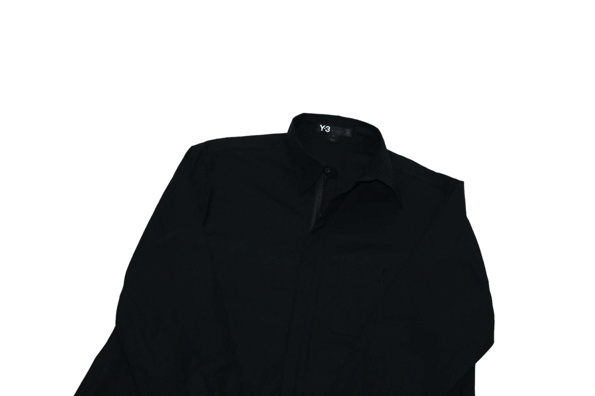 Y-3 Y-3 Yohji Yamamoto x Adidas Asymmetrical Hidden-Zip Shirt Size US M / EU 48-50 / 2 - 7 Thumbnail