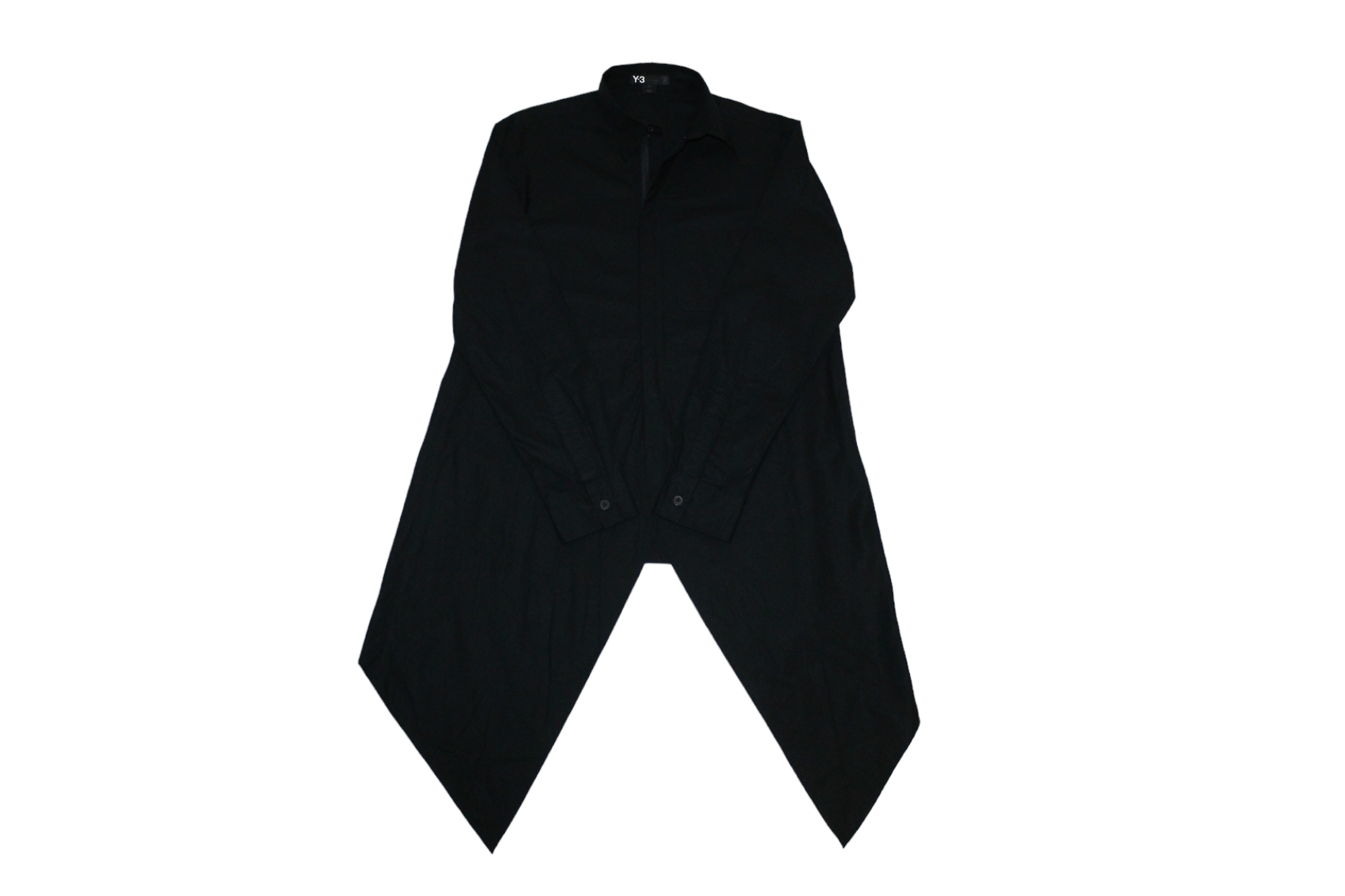 Y-3 Y-3 Yohji Yamamoto x Adidas Asymmetrical Hidden-Zip Shirt Size US M / EU 48-50 / 2 - 6 Thumbnail