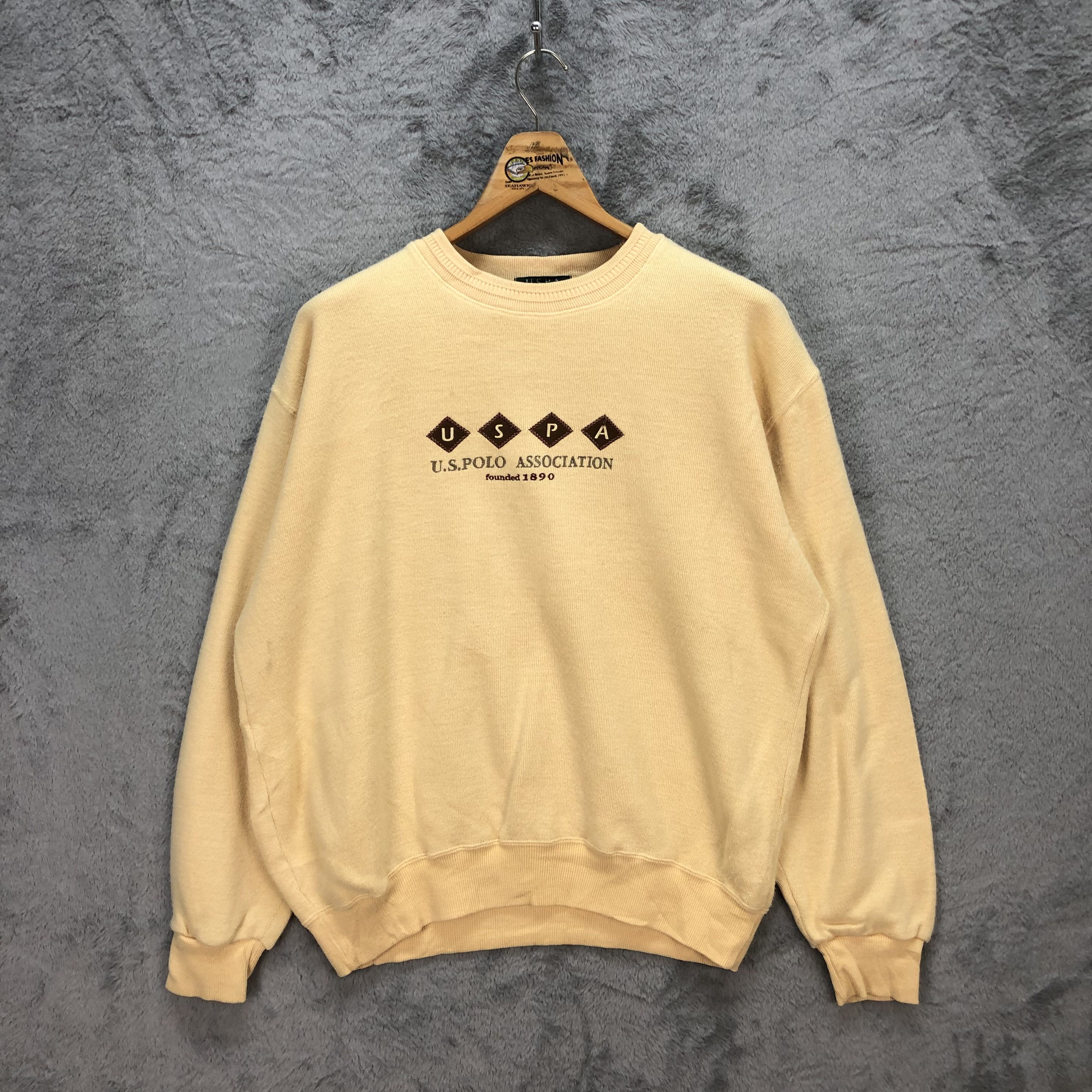 U.S. Polo Assn. Vintage USPA Embroidery Logo Sweatshirts #5830-209 Size US M / EU 48-50 / 2 - 1 Thumbnail