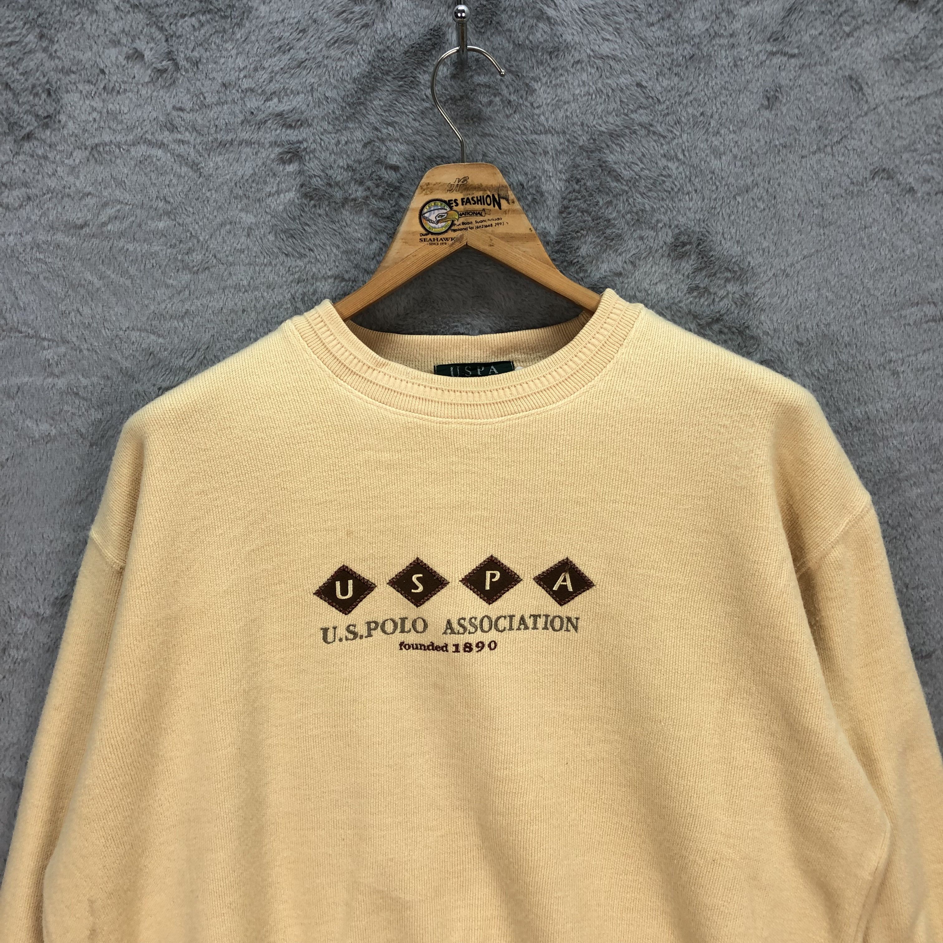 U.S. Polo Assn. Vintage USPA Embroidery Logo Sweatshirts #5830-209 Size US M / EU 48-50 / 2 - 2 Thumbnail