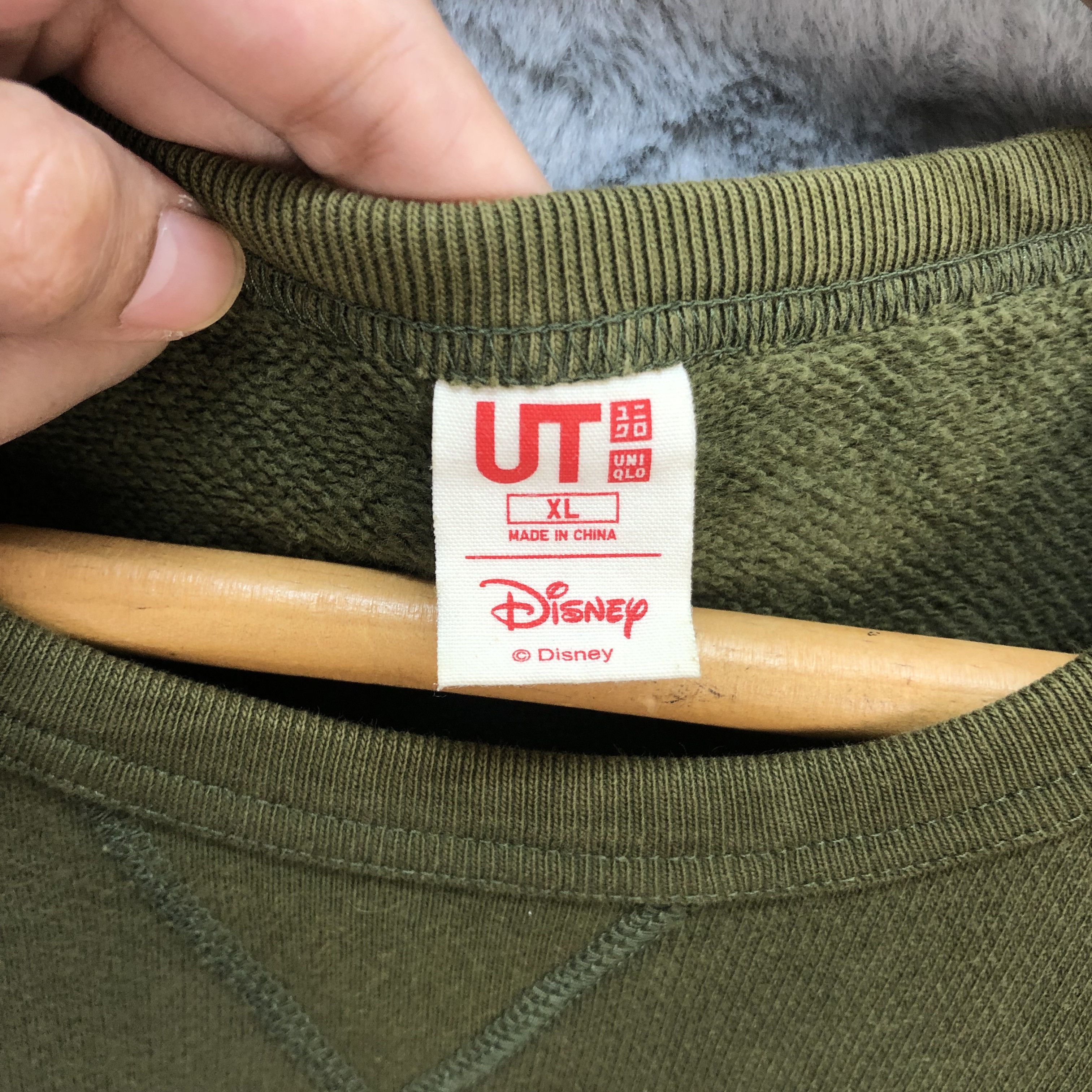 Disney Mickey Mouse Big Logo Green Sweatshirts #5826-209 Size US XL / EU 56 / 4 - 6 Thumbnail