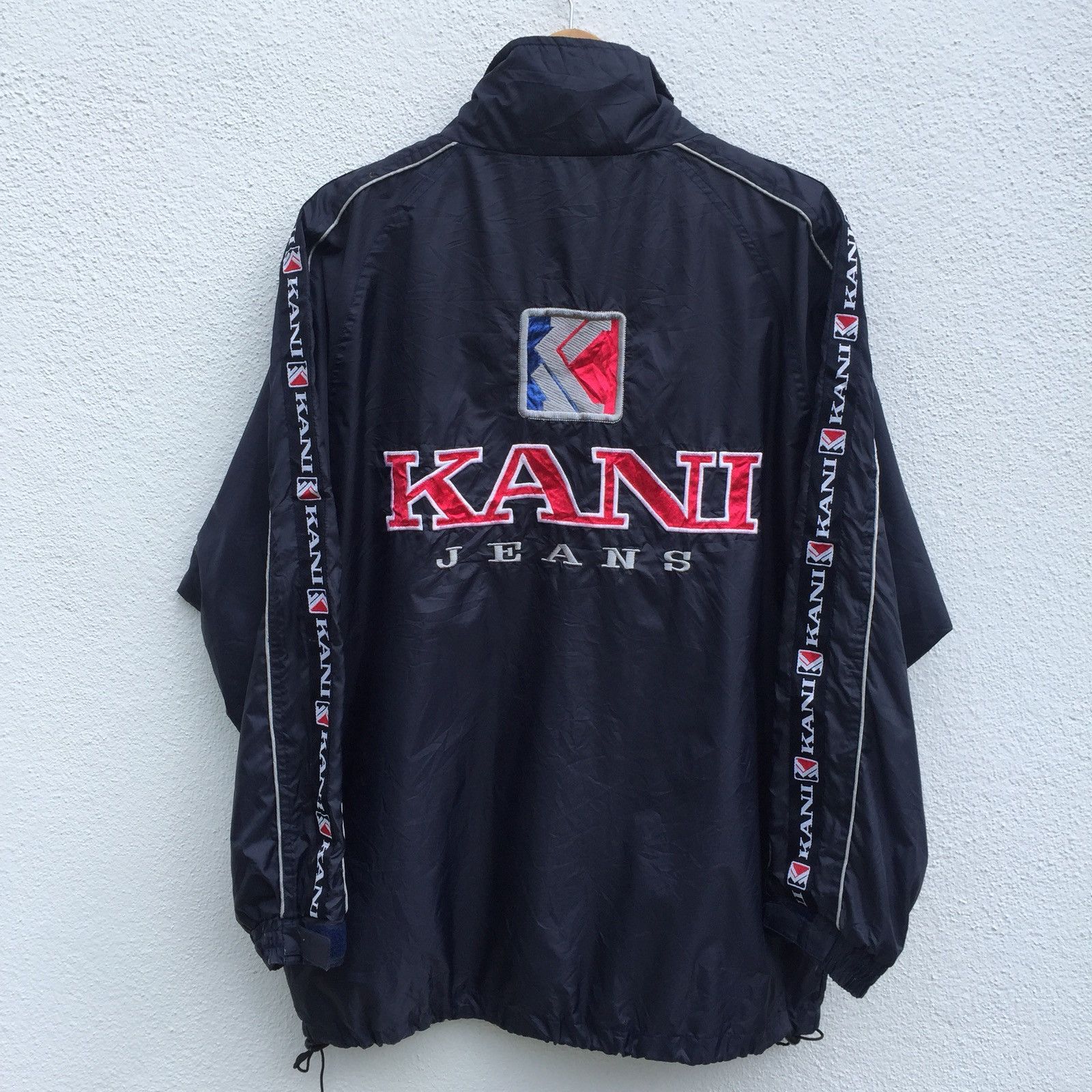 Vintage Vintage Japanese Brand Kani Jeans Big Logo Jacket | Grailed