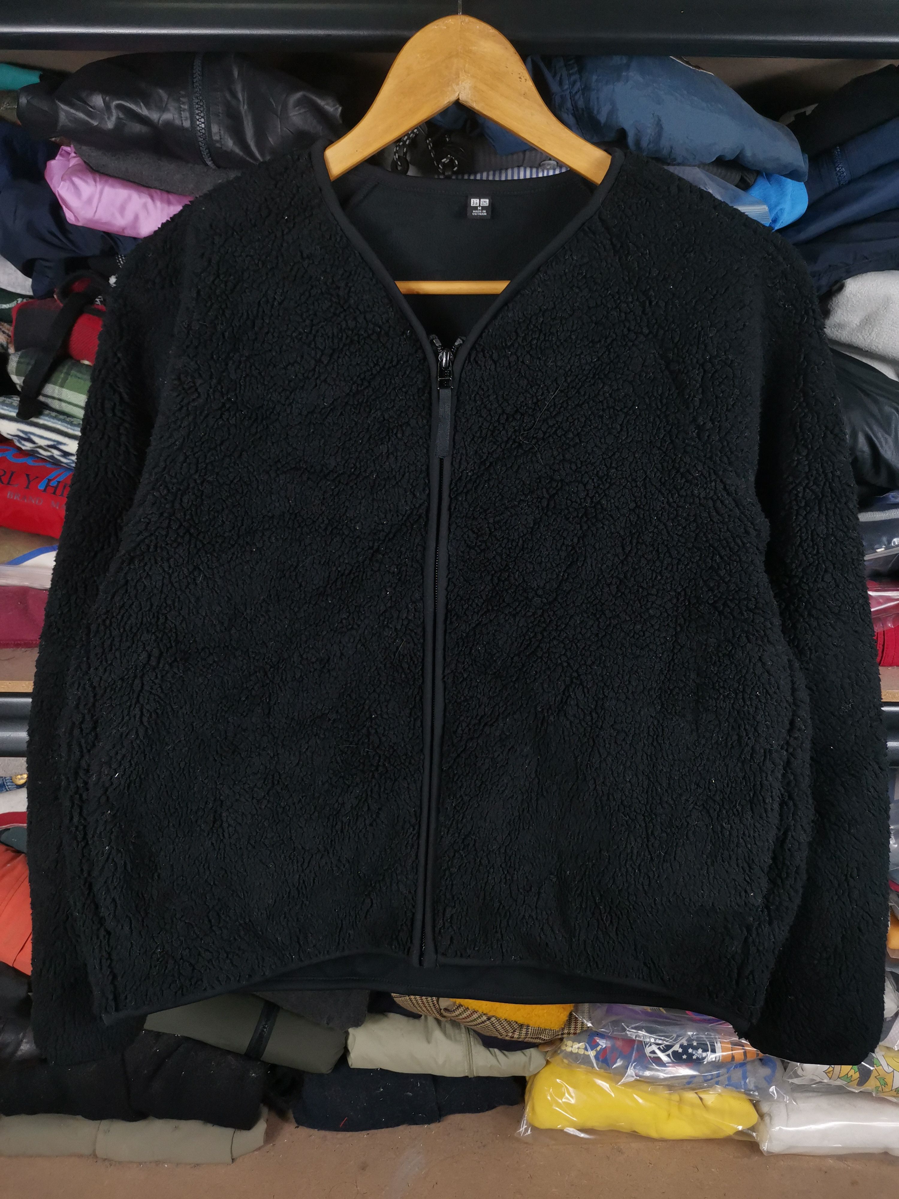 Japanese Brand Uniqlo Deep Pile Fleece Sherpa Cardigan Jacket Size US M / EU 48-50 / 2 - 1 Thumbnail