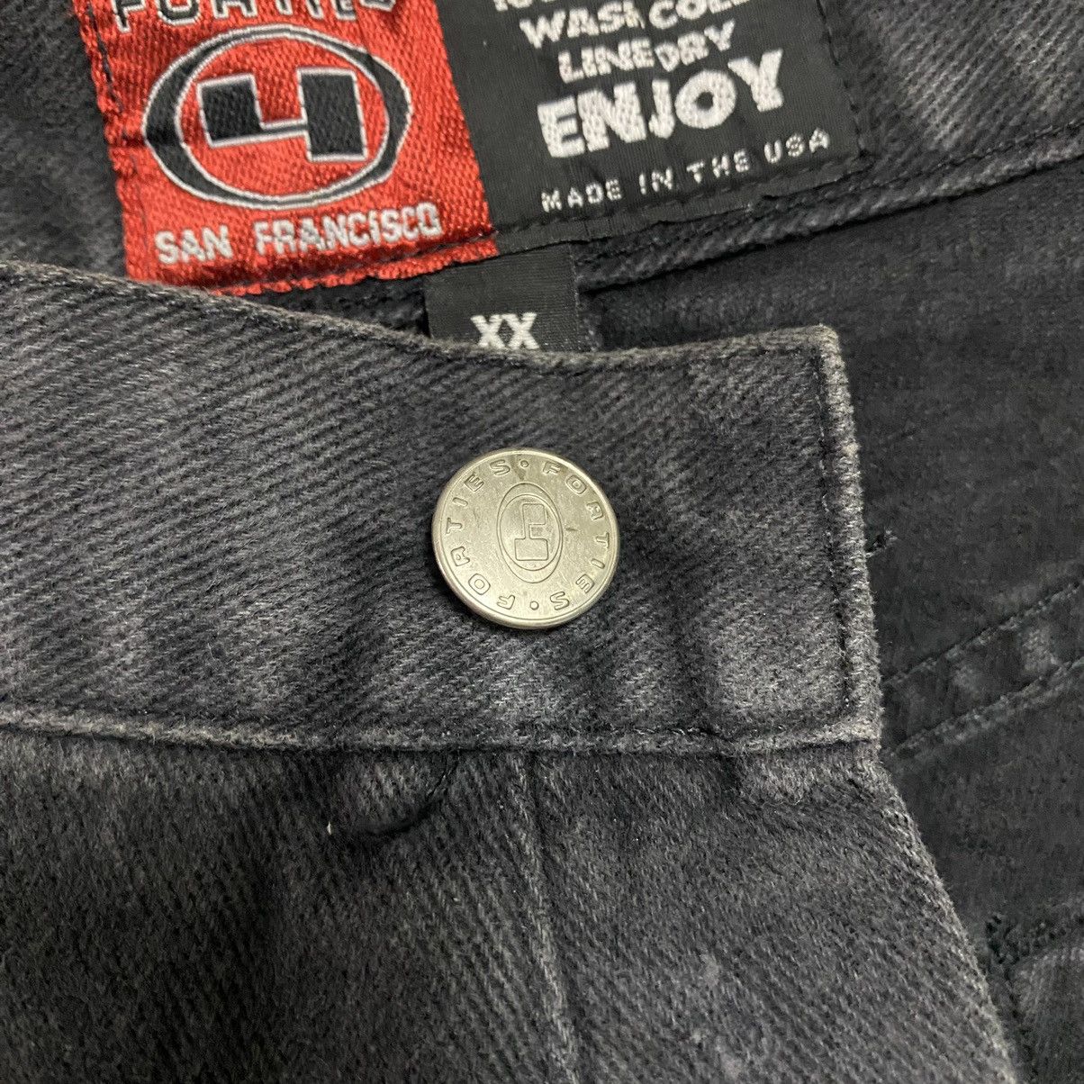 Vintage Vintage Forties Clothing Denim Baggy Skater Pants Size US 31 - 14 Thumbnail