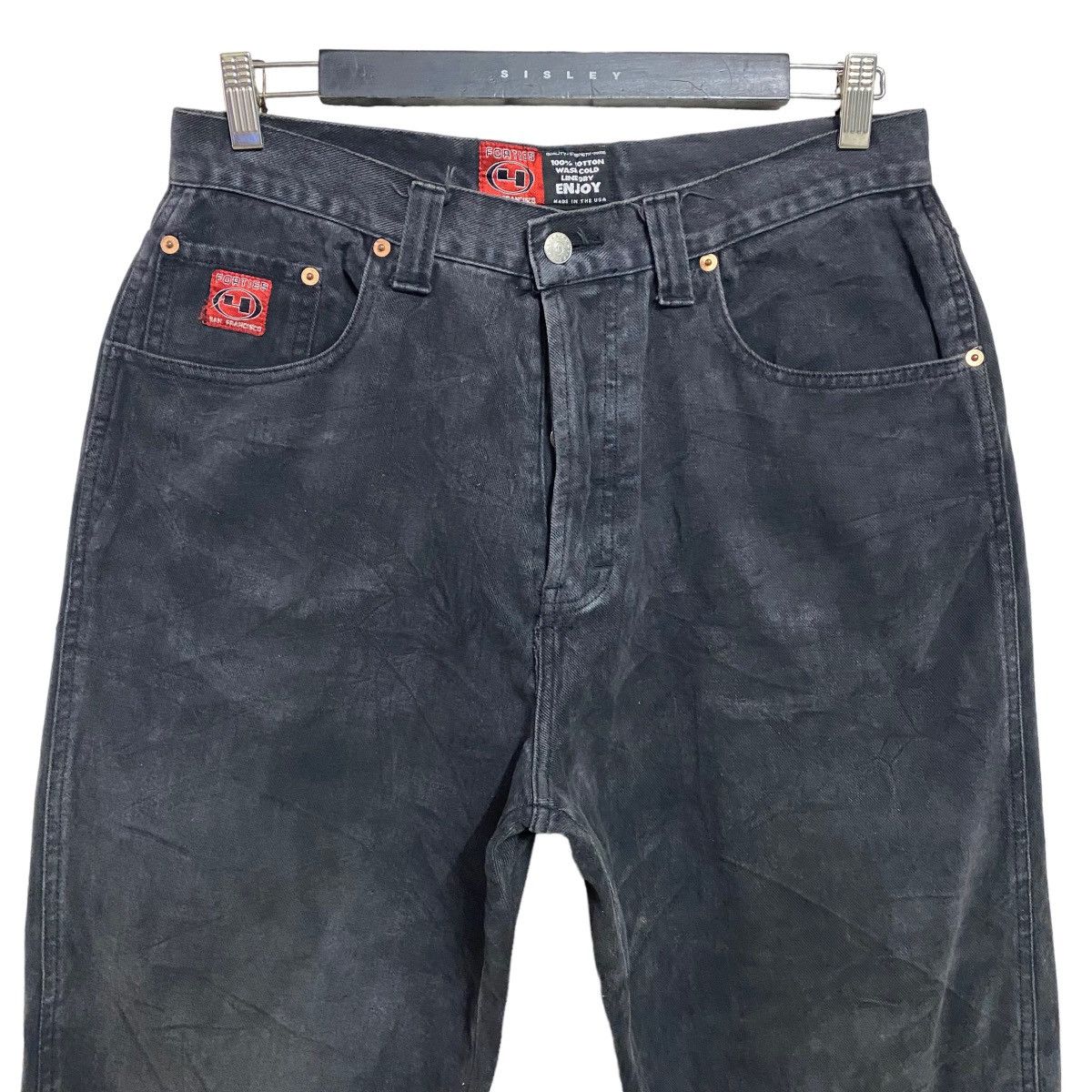 Vintage Vintage Forties Clothing Denim Baggy Skater Pants Size US 31 - 4 Thumbnail