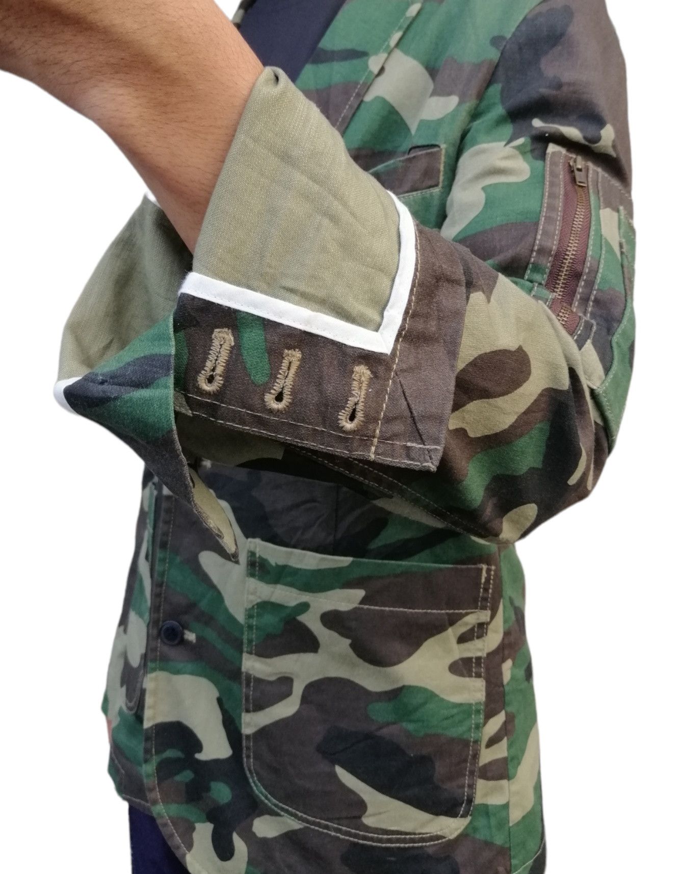 Japanese Brand Japanese Brand Browny Camo Blazer Jacket Size US S / EU 44-46 / 1 - 8 Thumbnail