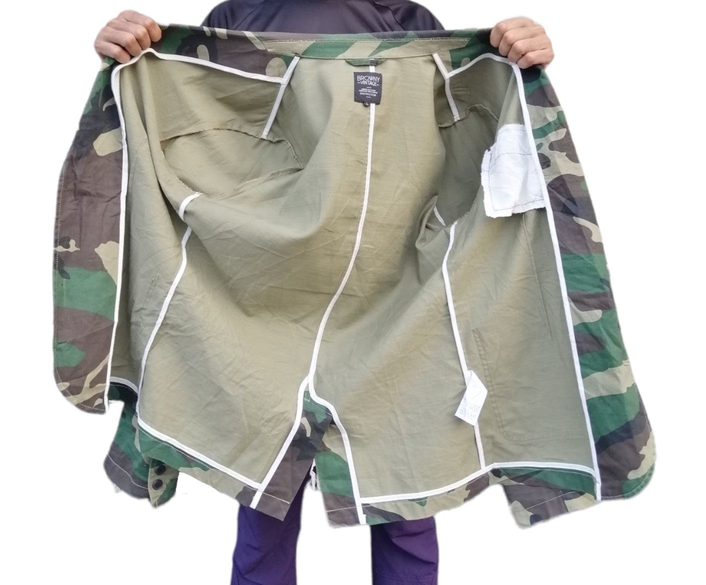 Japanese Brand Japanese Brand Browny Camo Blazer Jacket Size US S / EU 44-46 / 1 - 13 Thumbnail